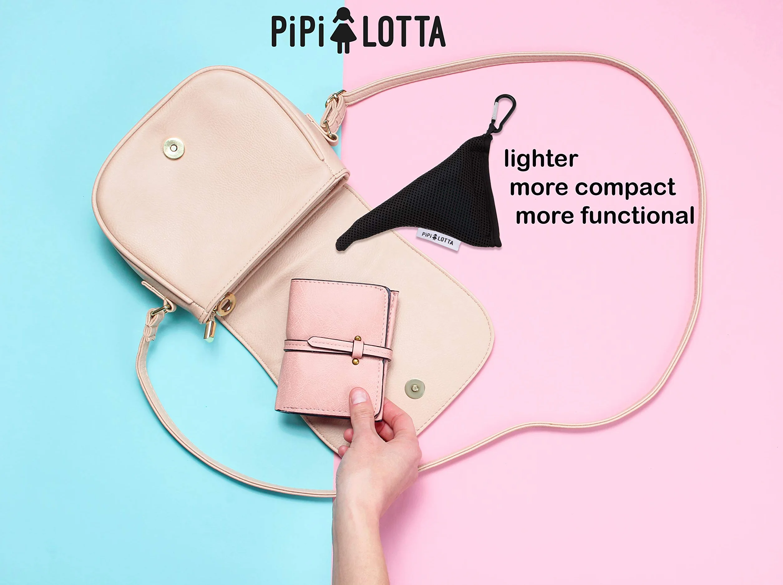 PiPiLOTTA® Olejek dla kobiet w podróży, pomoc w rozlewaniu na stojąco, na festiwal, kemping, w podróży z pokrowcem ochronnym, do wielokrotnego użytku, pisuar dla kobiet (oliwkowy)