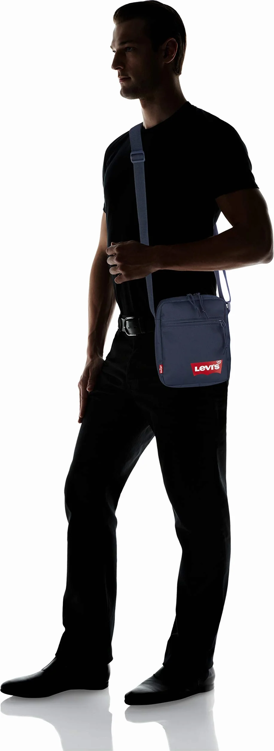 Levi's Mini Crossbody Solid (Red Batwing), dla mężczyzn, jeden rozmiar, granatowy, Taille unique