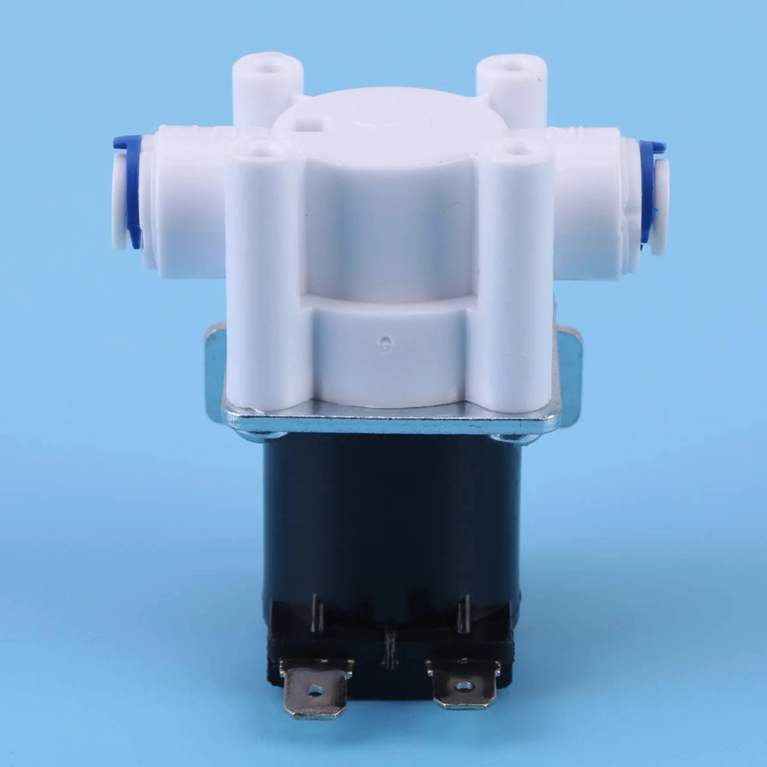 DC 12V 1/4 cala Zawór wodny Miedź i plastik Elektryczny zawór elektromagnetyczny Magnetyczny zawór wody do oczyszczania wody Water