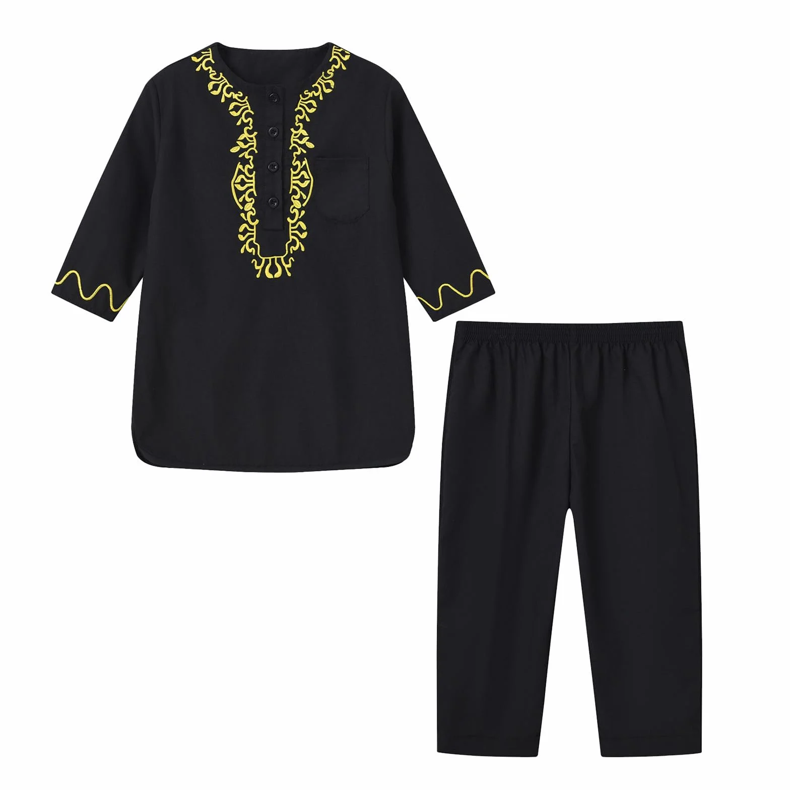 Thobe dzieci Jubba Kaftan arabska szata Ramadan Eid sukienka modlitewna