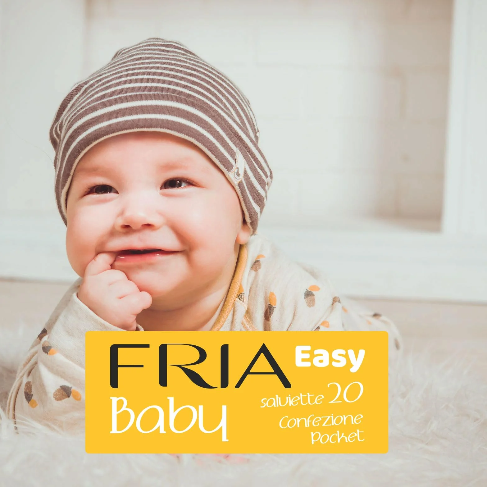 Fria Łatwe chusteczki do zmiany pieluch dla niemowląt, z aloesem i ekstraktem z miodu o działaniu nawilżającym skórę, testowane dermatologicznie, opakowanie 20 chusteczek