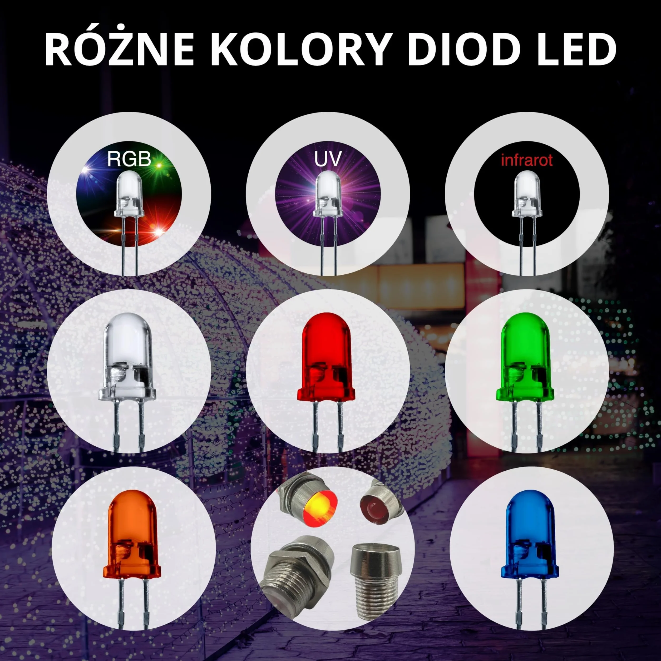 LED 5mm asortyment 300 sztuk z 6 kolorów niebieski czerwony żółty zielony pomarańczowy biały dioda emitująca światło bardzo jasne 3V dioda 2 pin LEDs obudowa rozproszona kolorowy zestaw