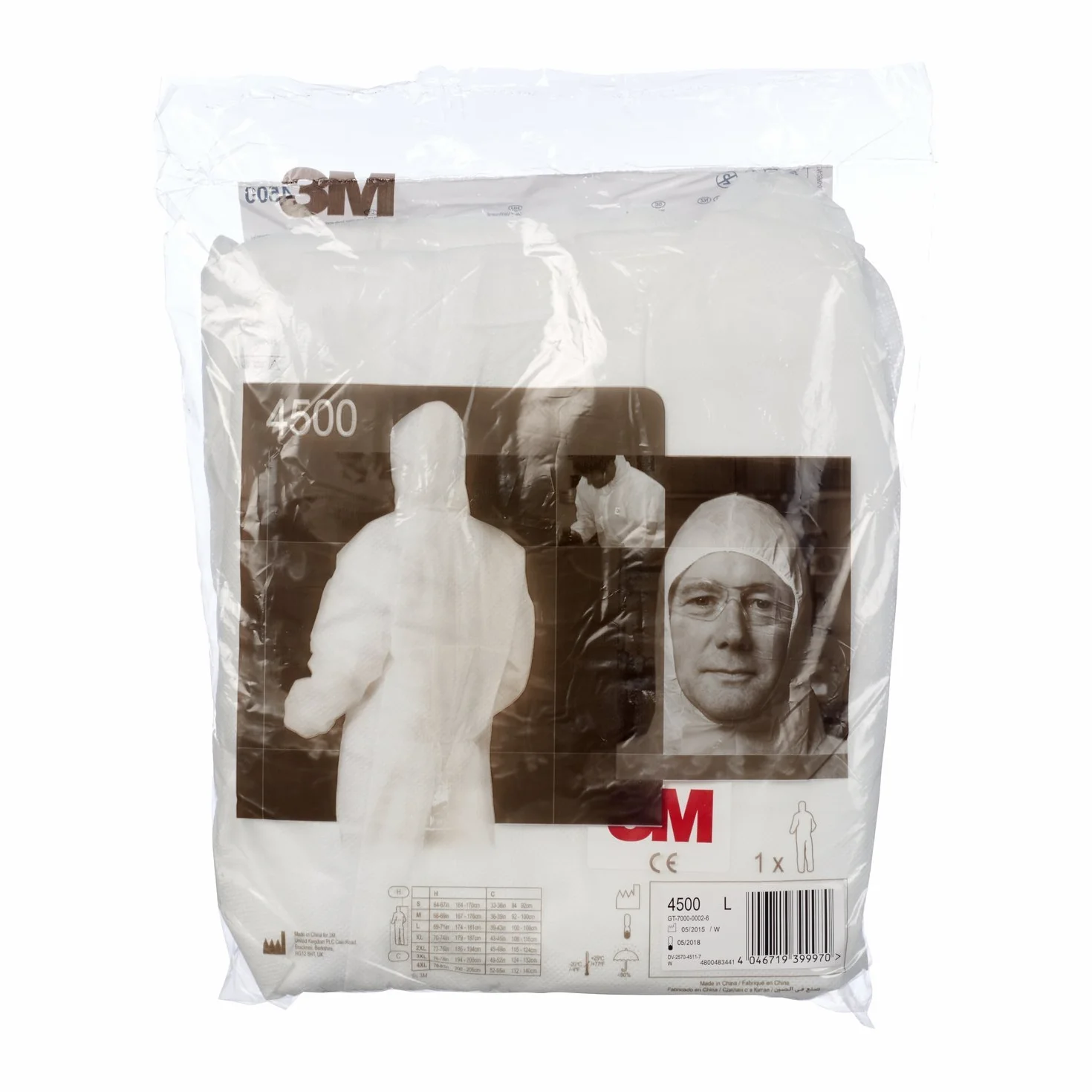 Kombinezon 3M, biały, 4500-W-L