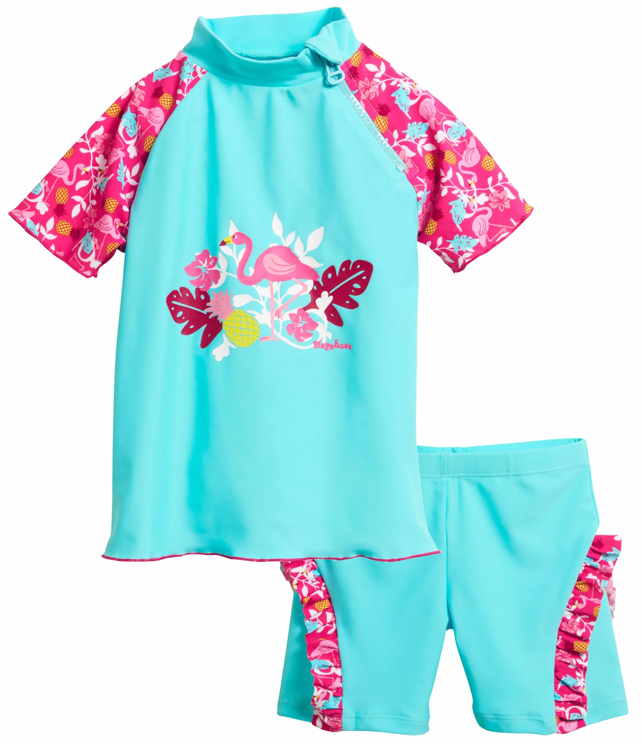 Playshoes Flamingo 2-częściowy Zestaw do Pływania Dla Dziewczynek 134/140 cm