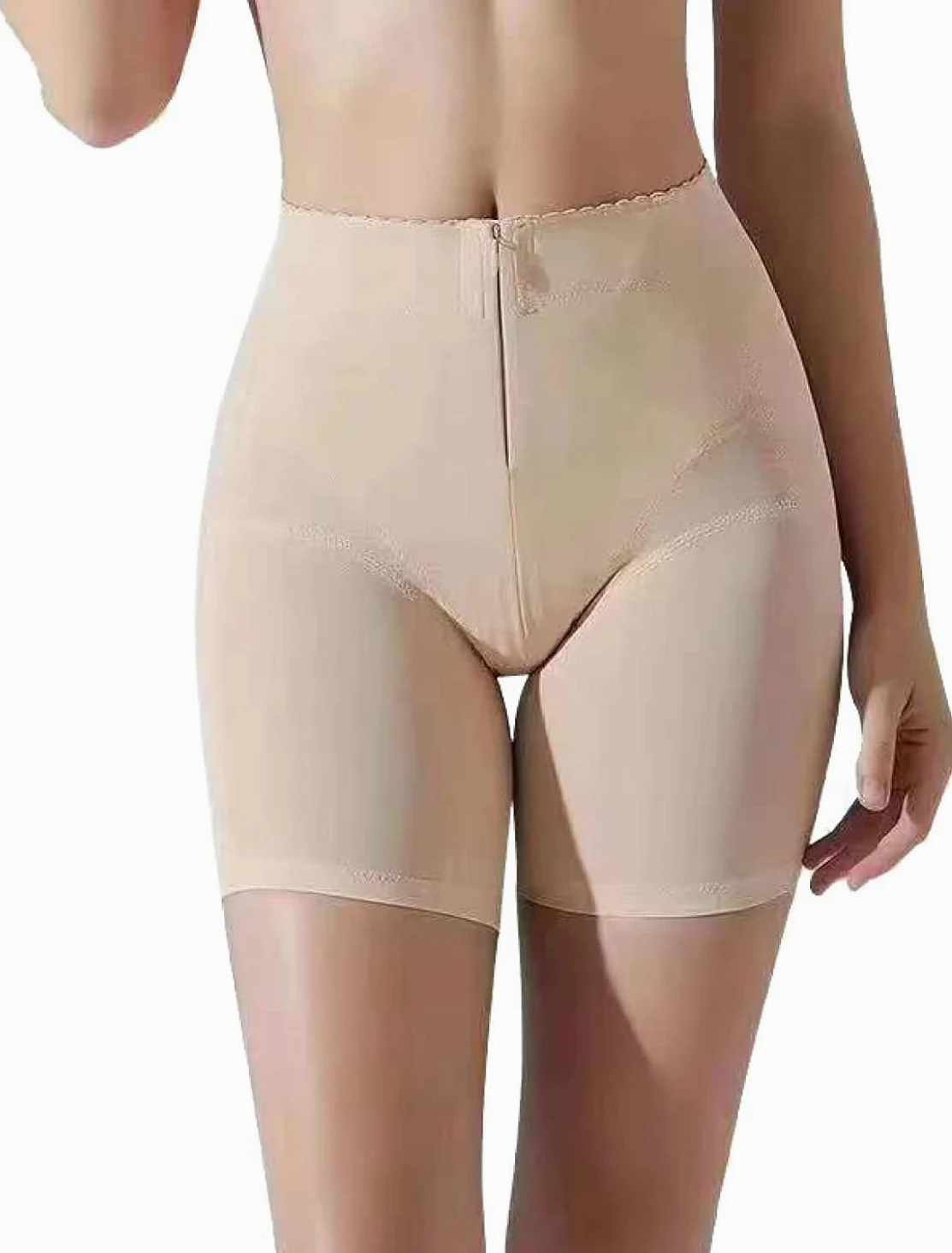 CMBSSTFC Bezszwowe, cienkie legginsy dla kobiet – Body Butt Lifter z zamkiem błyskawicznym