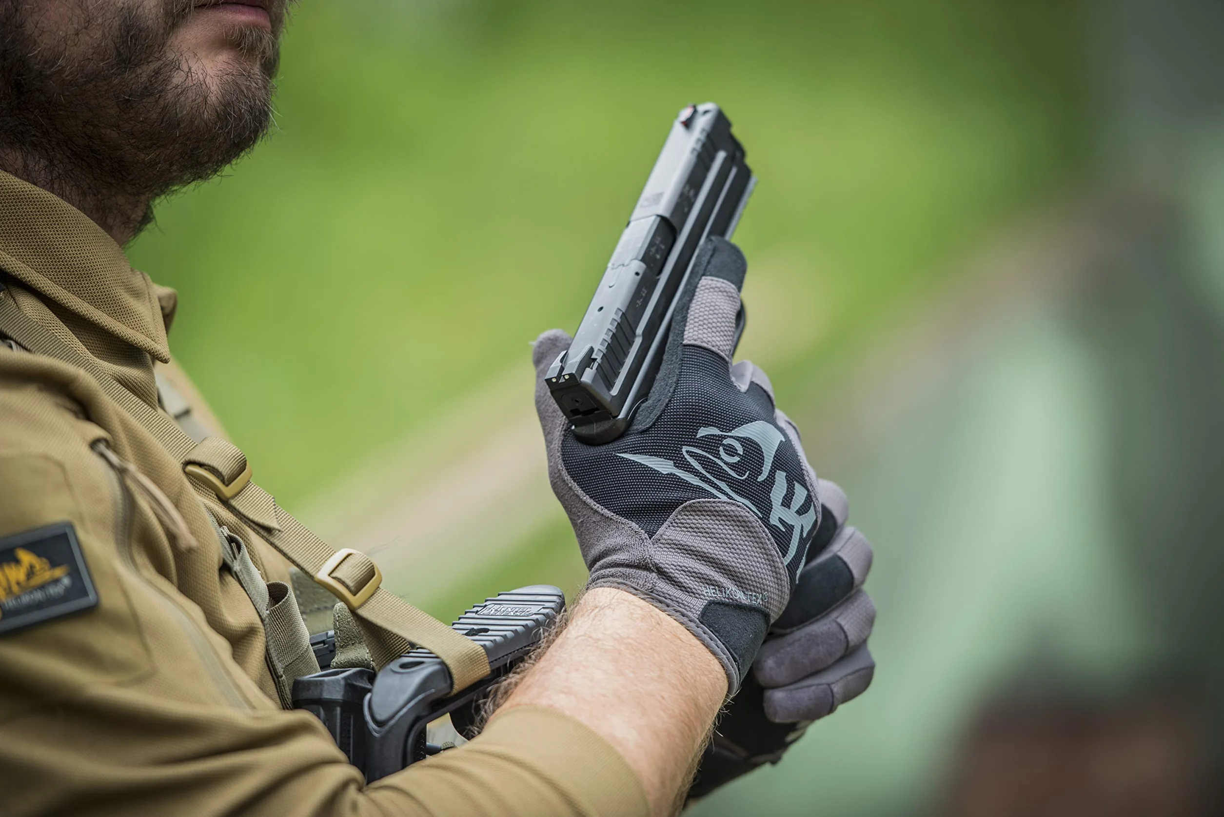 Helikon-Tex All Round Tactical Gloves Light Coyote Adaptive Green