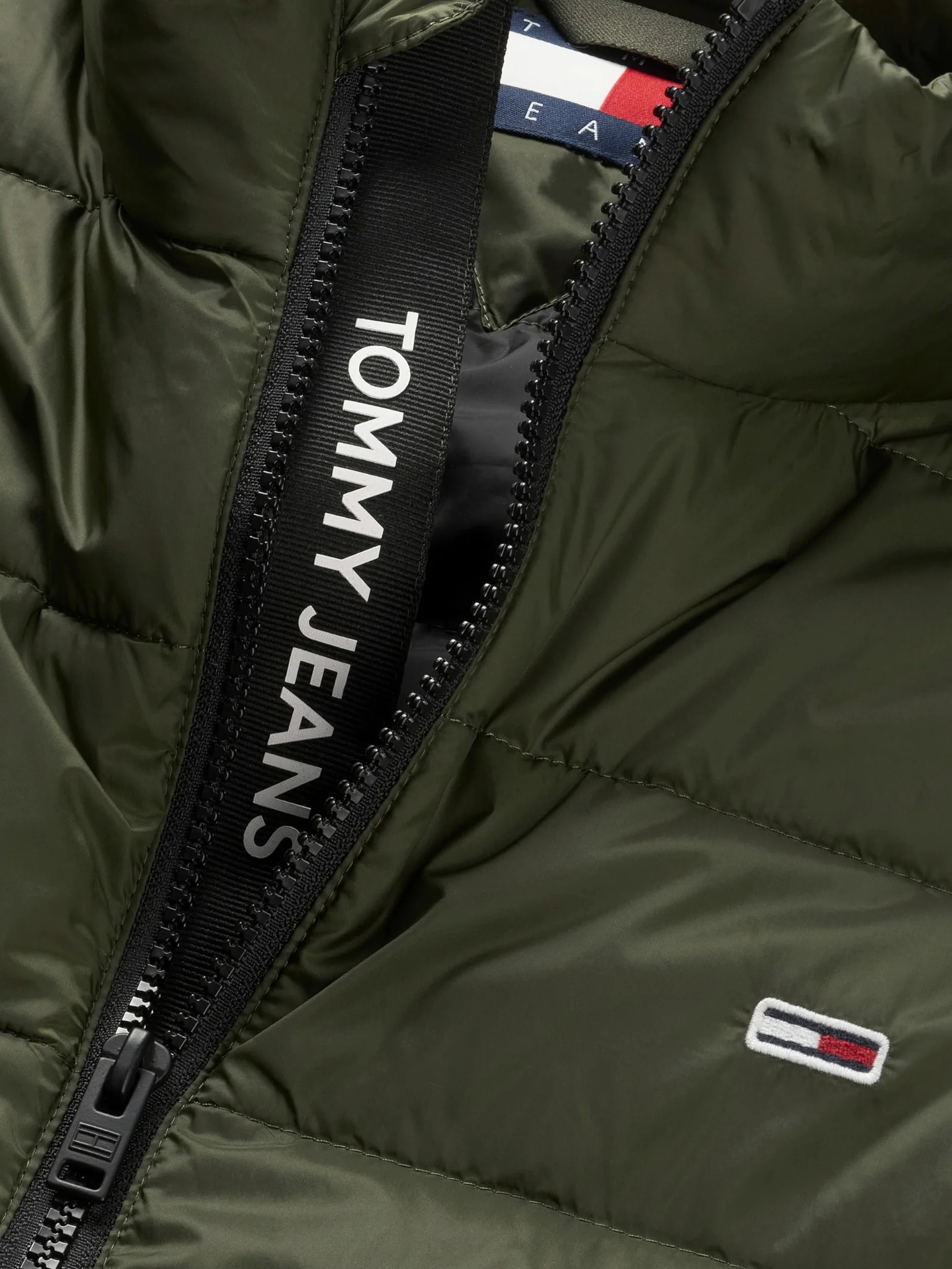 Tommy Jeans Tjm Lt Down Vest Ext Dm0dm20663, zielona (Fatigue Green), XS męska, Zielony (Fatigue Green), XS