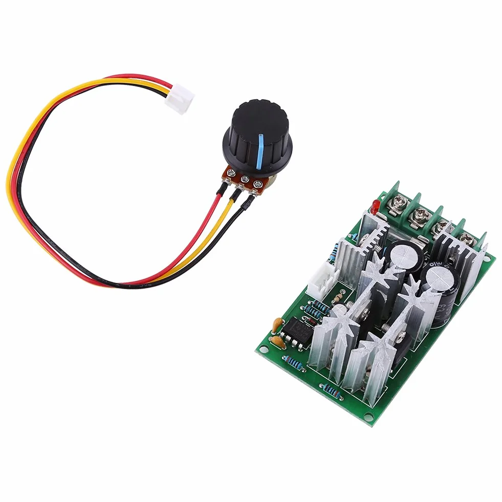 Sterownik prędkości silnika PWM DC 12 V 24 V 36 V 48 V 20A Moduł sterownika silnika prądu stałego Wysokowydajny regulator prądu