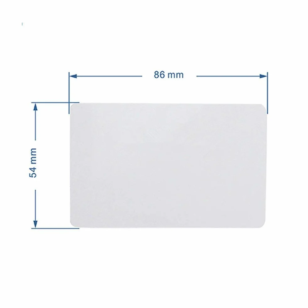 KDL Inteligentne karty RFID białe zbliżeniowe 125 kHz TK4100 / EM4100 / EM4200 Karta kontroli dostępu z tworzywa sztucznego PVC Tylko identyfikator do odczytu (opakowanie 10 sztuk)