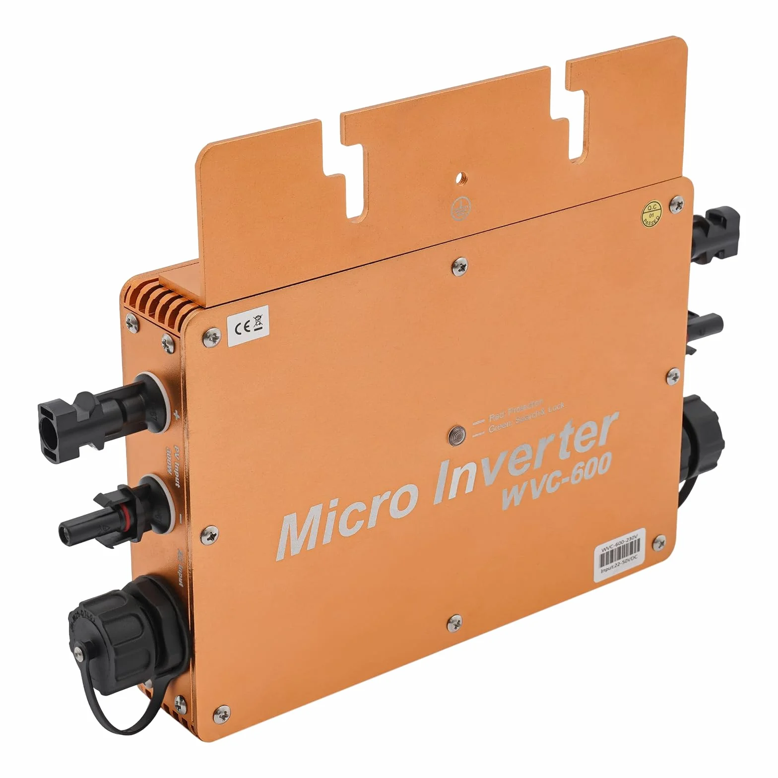 WVC-600 W falownik mikro-słoneczny MPPT przetwornica napięcia, wodoszczelność IP65, Solar Power Grid Tie Micro falownik do systemów wytwarzania prądu (nie jest to funkcja komunikacji)