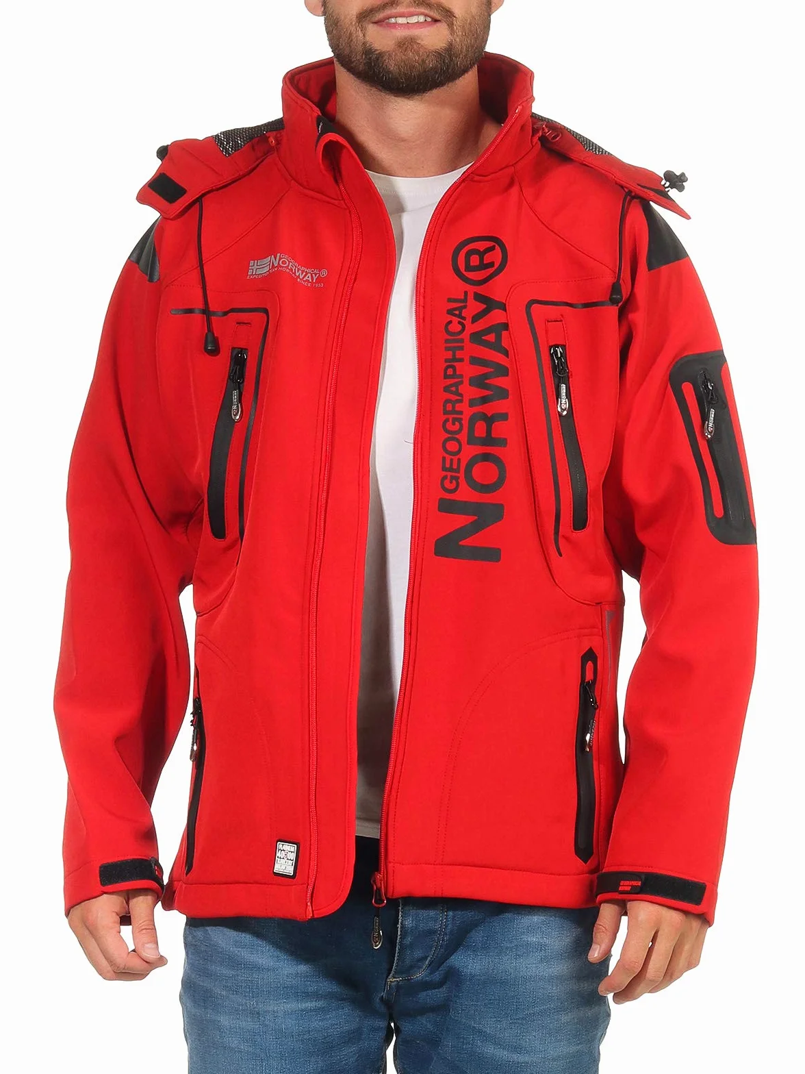 Geographical Norway Męska kurtka softshell leyoley production