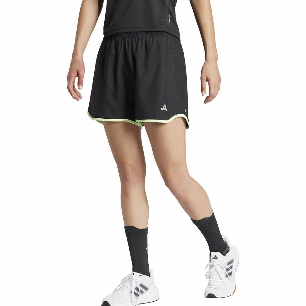 adidas Damskie szorty Run It, XS, 3 cale czarne, Czarny, XS