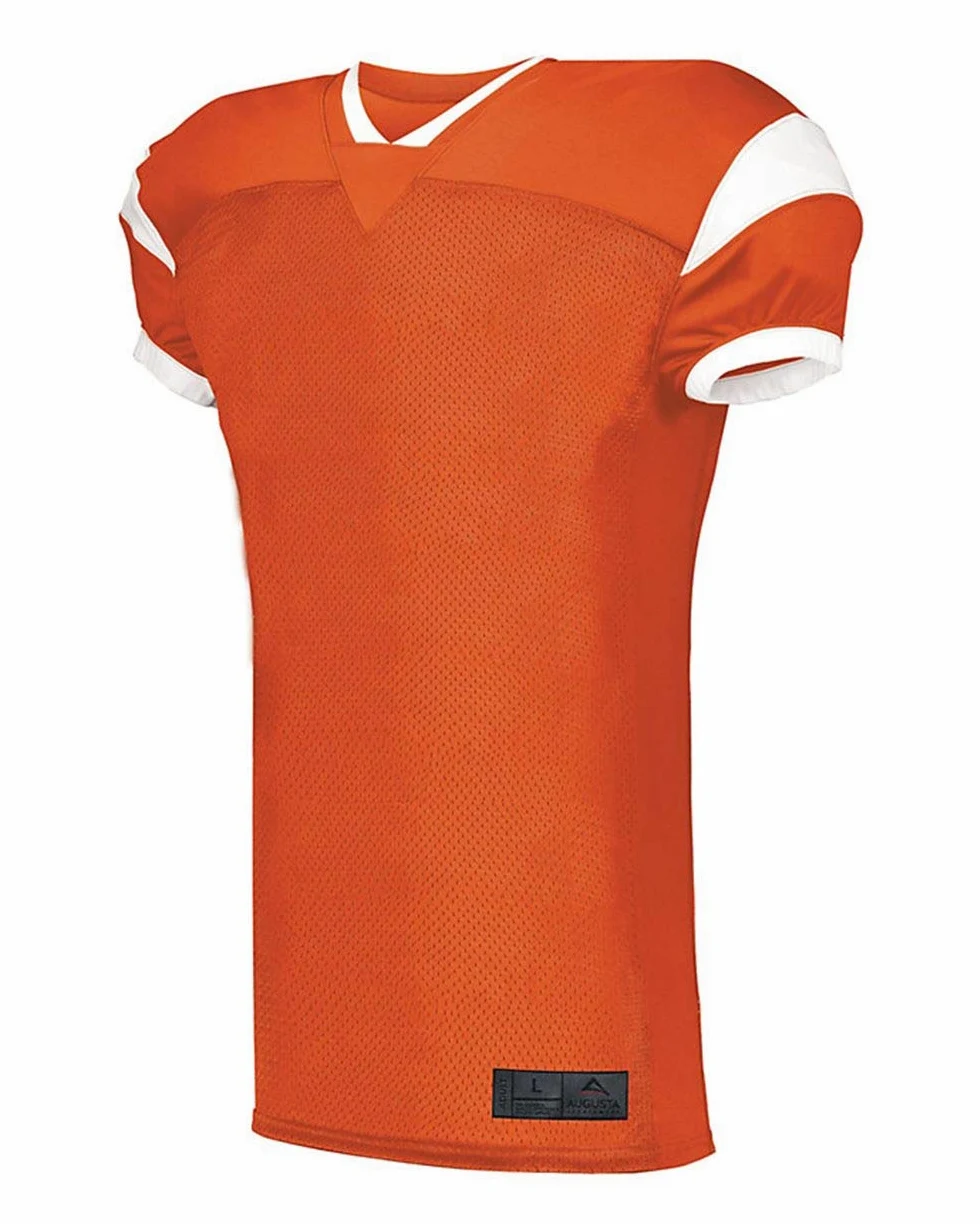 Augusta Sportswear Chłopięcy pomarańczowy/biały skośny T-shirt piłkarski S, S