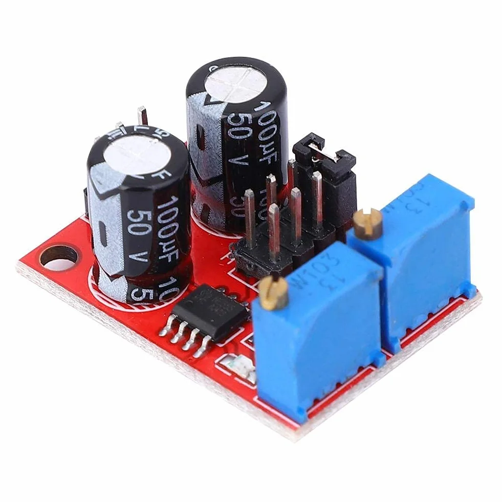 NE555 Hochpräzises Rechtecksignalgenerator-Funktionsmodul mit einstellbarer Pulsfrequenz(5pcs)
