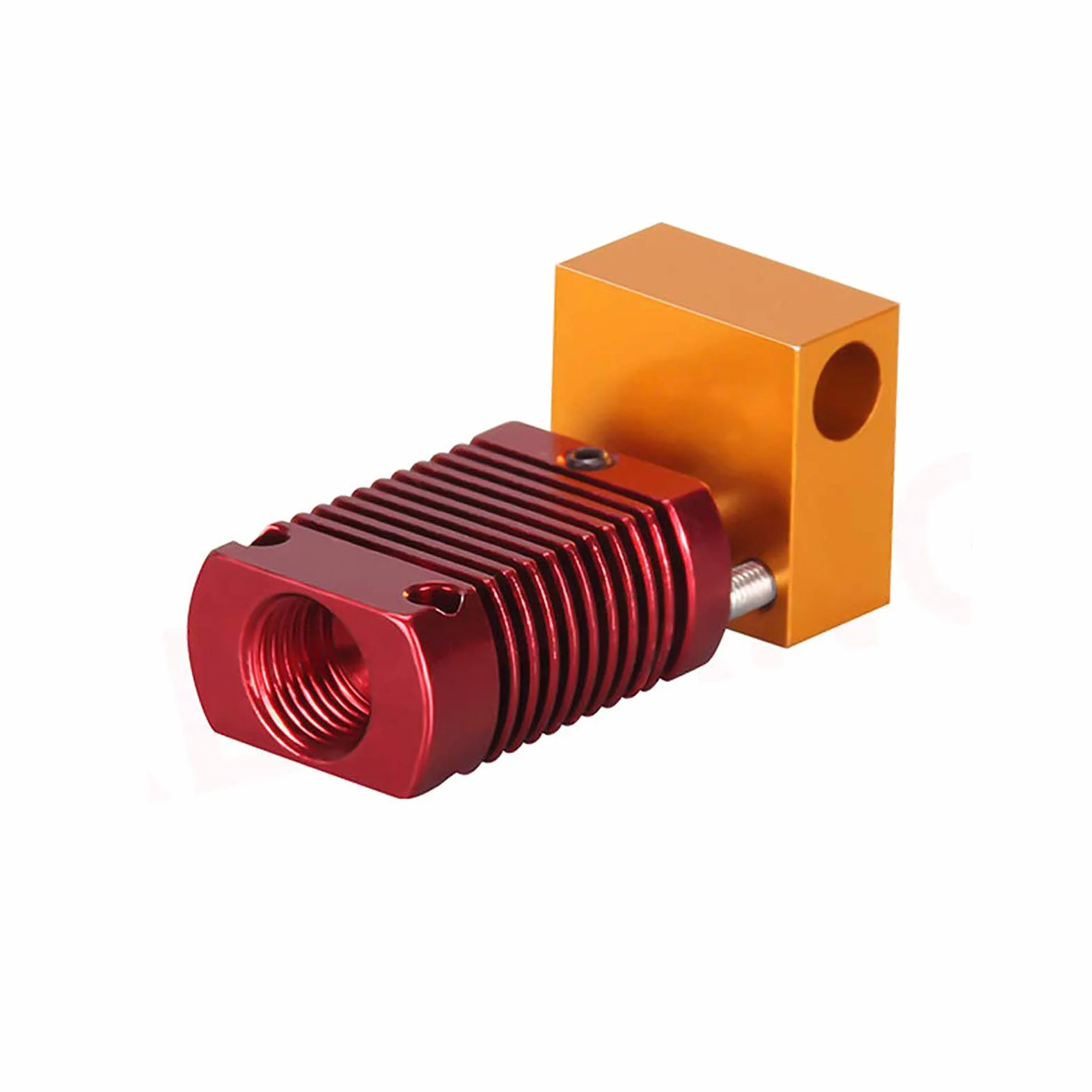 Drukarka 3D MK8 zestaw Hotend wytłaczarka zmontowany zestaw dyszy 0,4 mm, 24 V 40 W głowica do drukarki 3D Alfawise U20 U30 Creality Ender 3 Ender 3 Pro z aluminiowym blokiem grzewczym, 1,75 mm