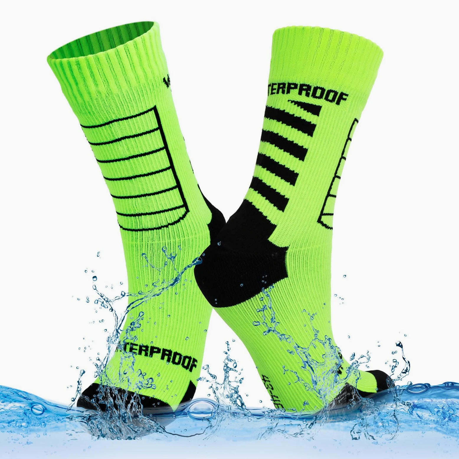 LEOSTEP Wodoodporne skarpety dla mężczyzn i kobiet, wysokowydajne skarpety sportowe na świeżym powietrzu, odpowiednie do jazdy na rowerze, jazdy na nartach, jazdy na rowerze górskim, golfa, biegania,