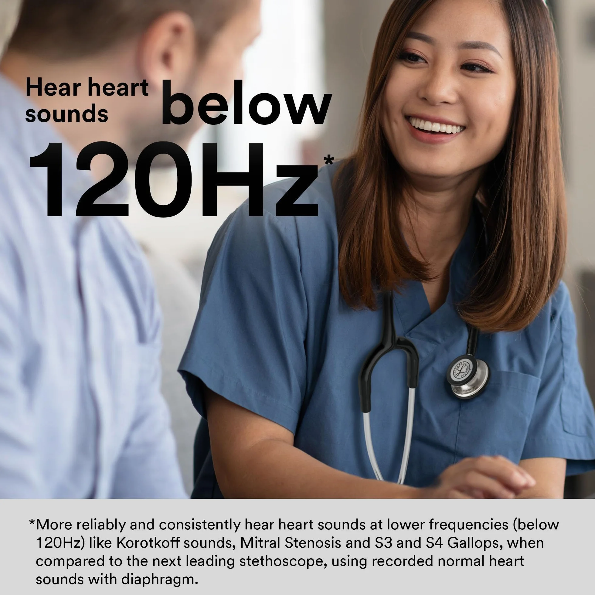 Stetoskop monitorujący 3M™ Littmann® Classic III™ z bezpłatnym grawerowaniem laserowym (czarny - czarny matowy 5803)