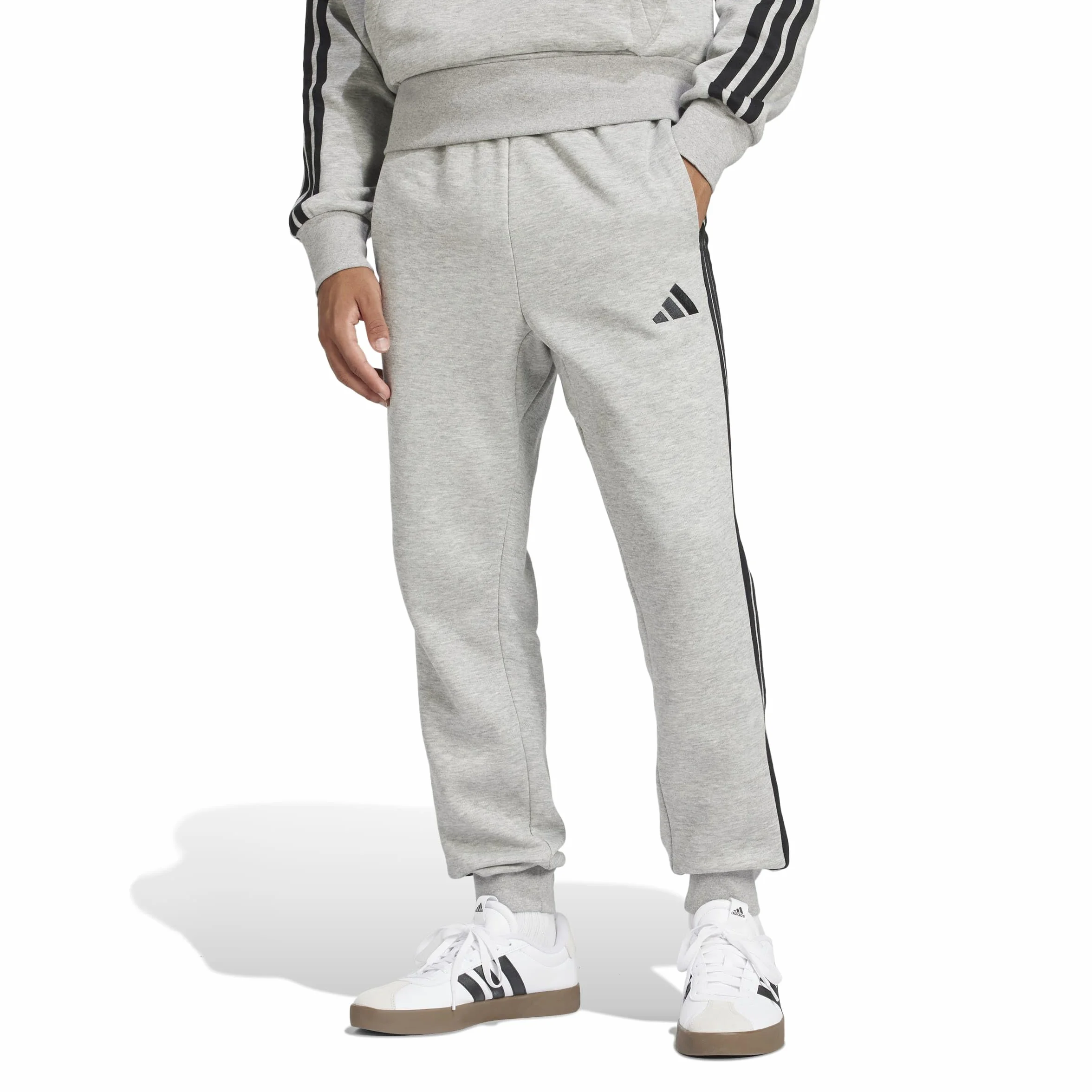 Adidas Essential Three Stripes Fleece Pant Spodnie golfowe Mężczyźni