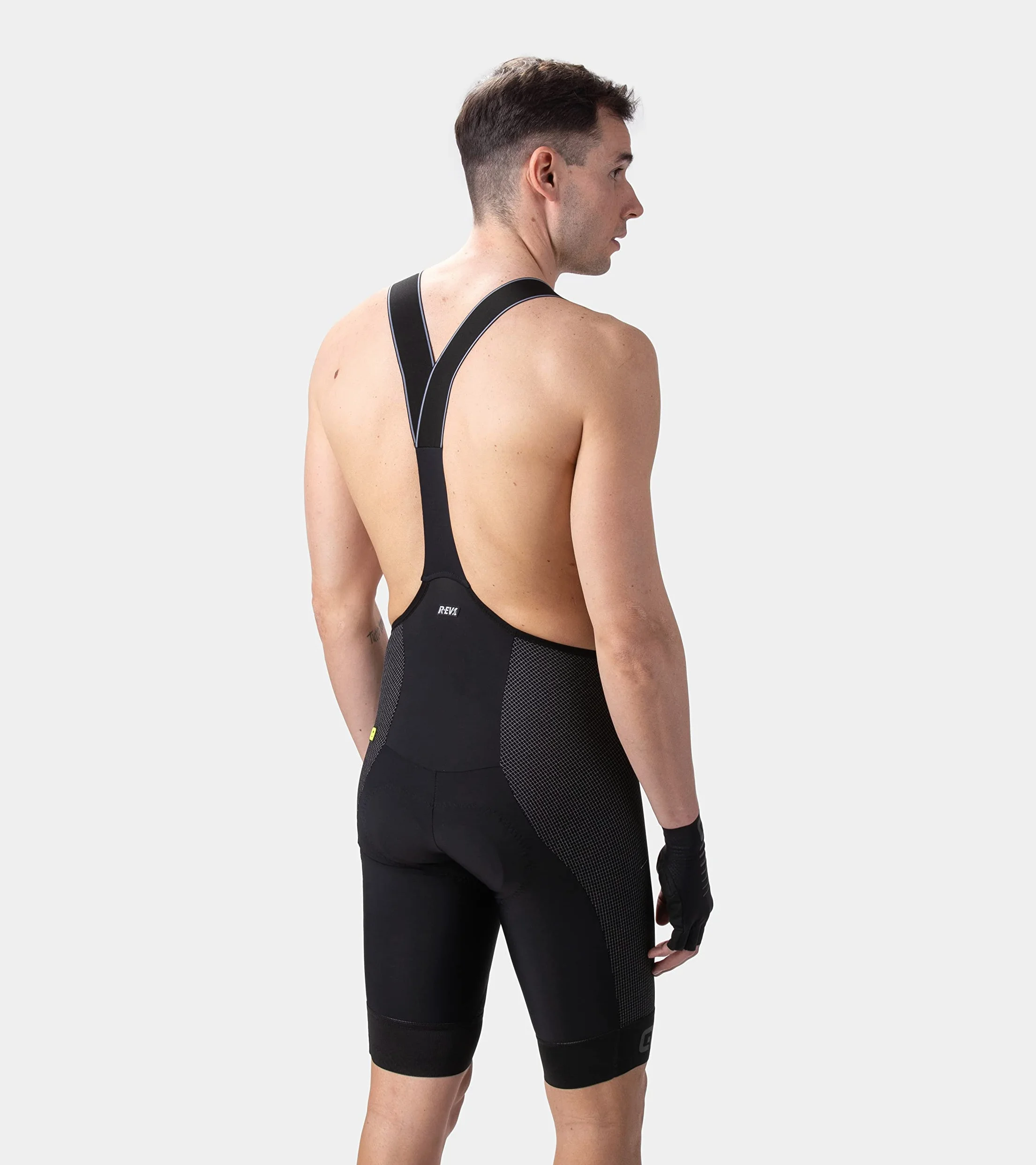 Alé Cycling Męskie spodenki na szelkach R-EV1 Pro Race Strong Black, XL