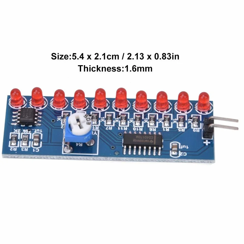 2 stücke Wasser Fließendes Licht Modul NE555 + CD4017 LED Chaser LED Lauflicht