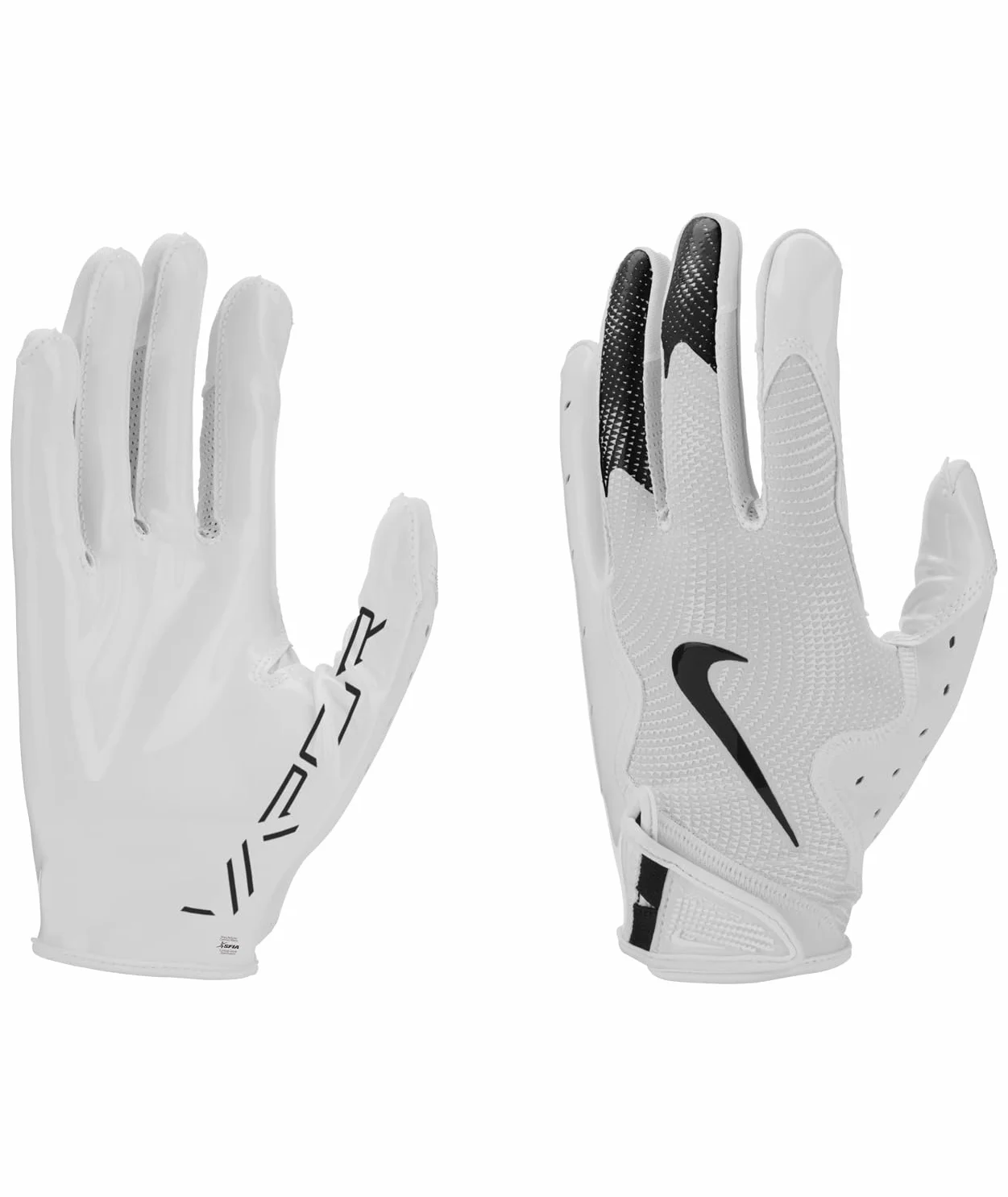 Nike gloves vapor jet 8.0 white/white/black large