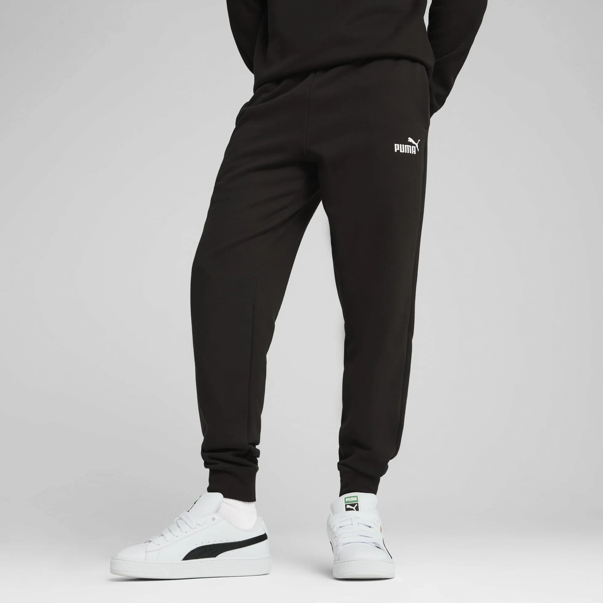 PUMA Ess No. 1 Logo Sweatpants Fl Cl - Spodnie z dzianiny Mężczyźni