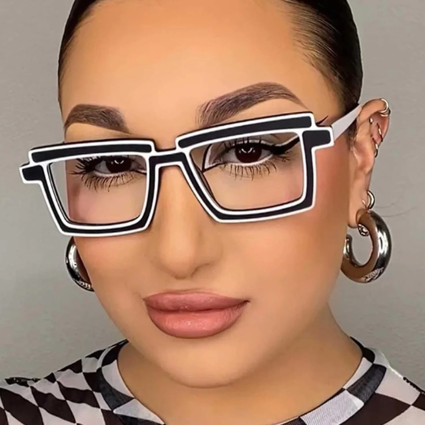 Titanium Anti-blauw Licht Brilmonturen Extra Grote Vierkante Optische Brillen