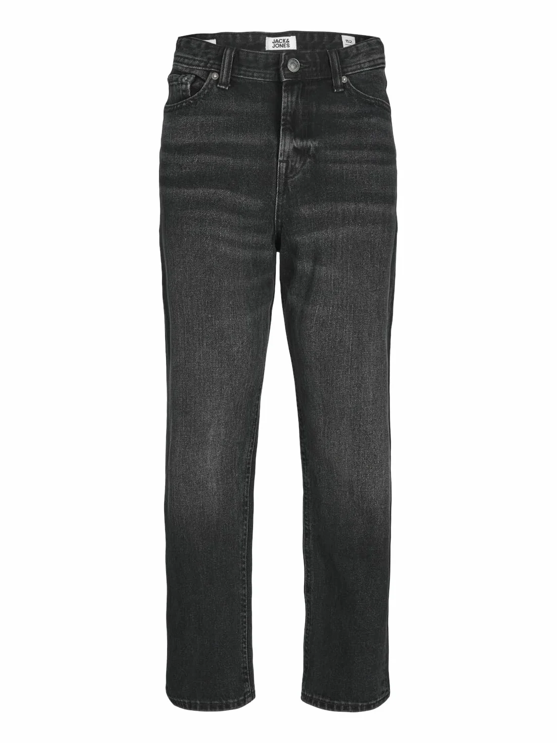 JACK&JONES JUNIOR Spodnie jeansowe chłopięce, czarny denim, 128