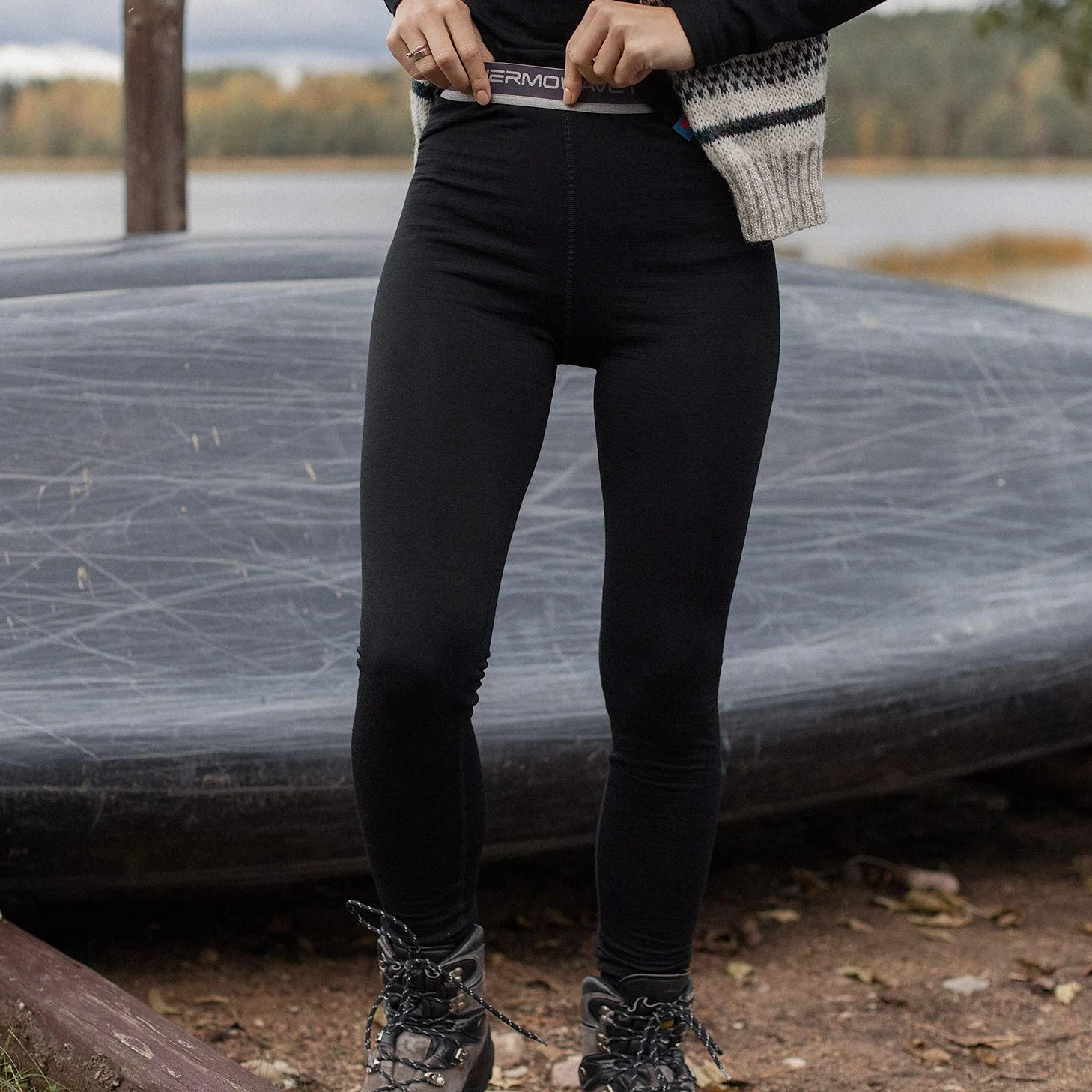 Thermowave Merino Arctic - Legginsy Kobiety