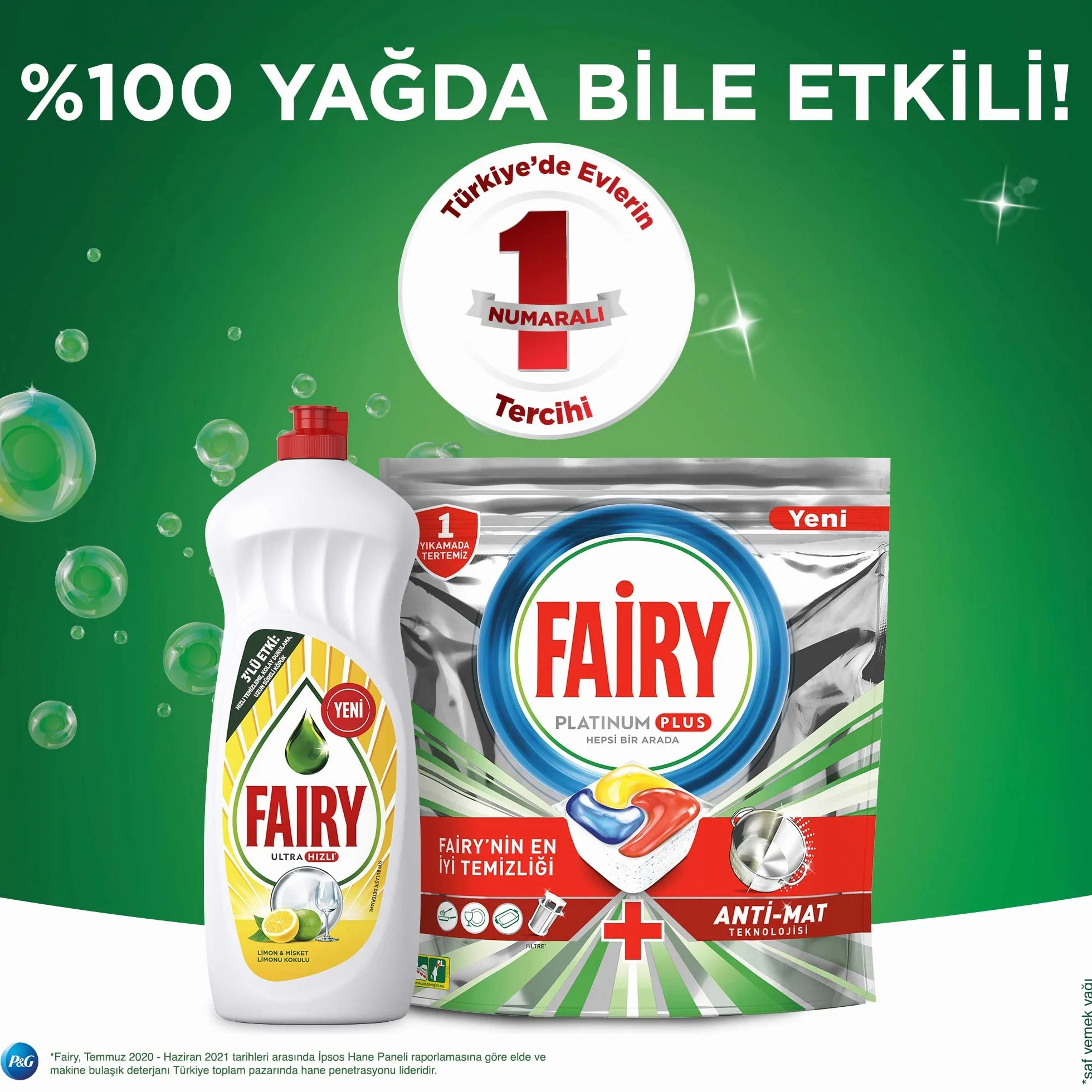 Fairy Platinum Plus All In One, Kapsułki do zmywarki, Lemon, 106 sztuk (2 x 53 szt.), Tabletki czyszczące