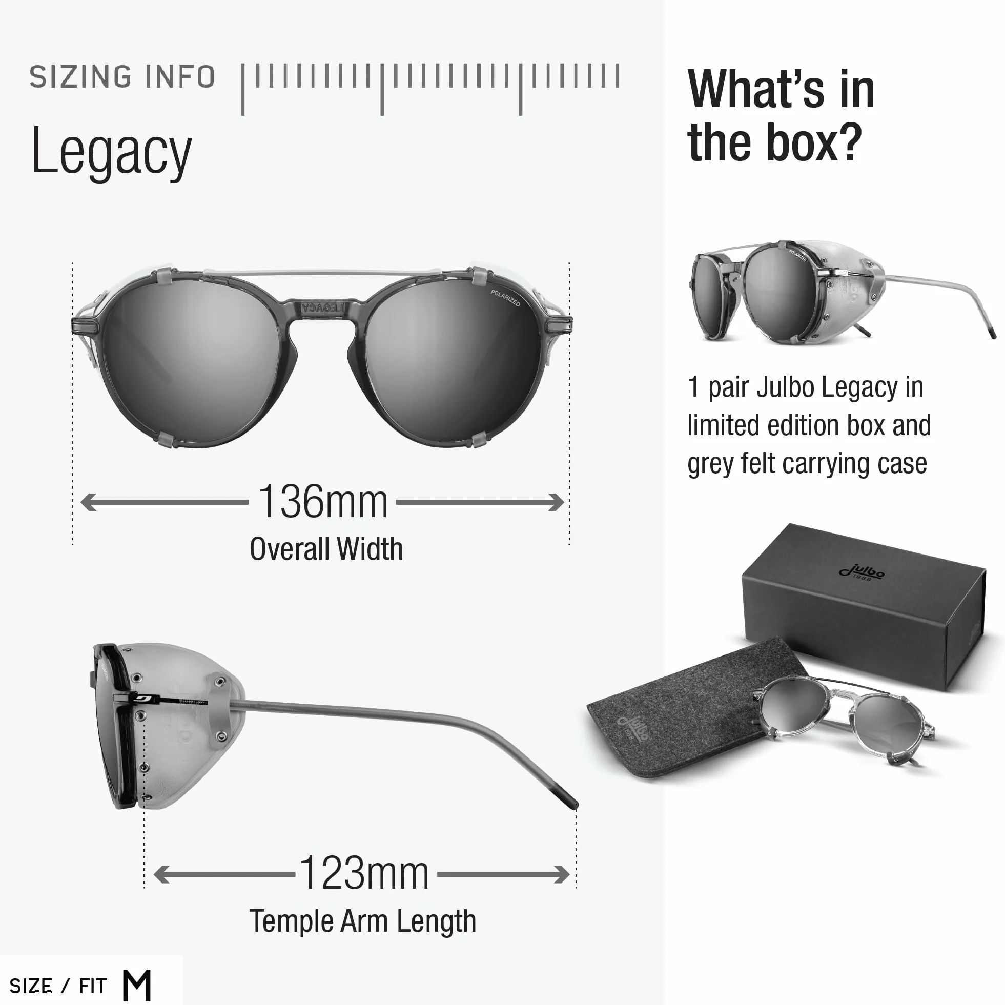Julbo Legacy Unisex Dorosły Niebieski L