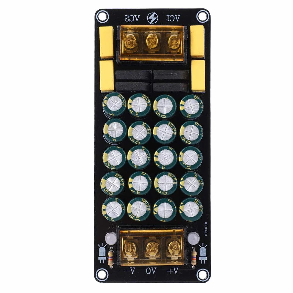 Prostownik, moduł Filtracji Prostownika, 1200 W 100 V 12 A, Podwójny Wzmacniacz Filtra Prostownika, Filtracja Rektyfikacyjna, Wzmacniacze Komponentów Audio