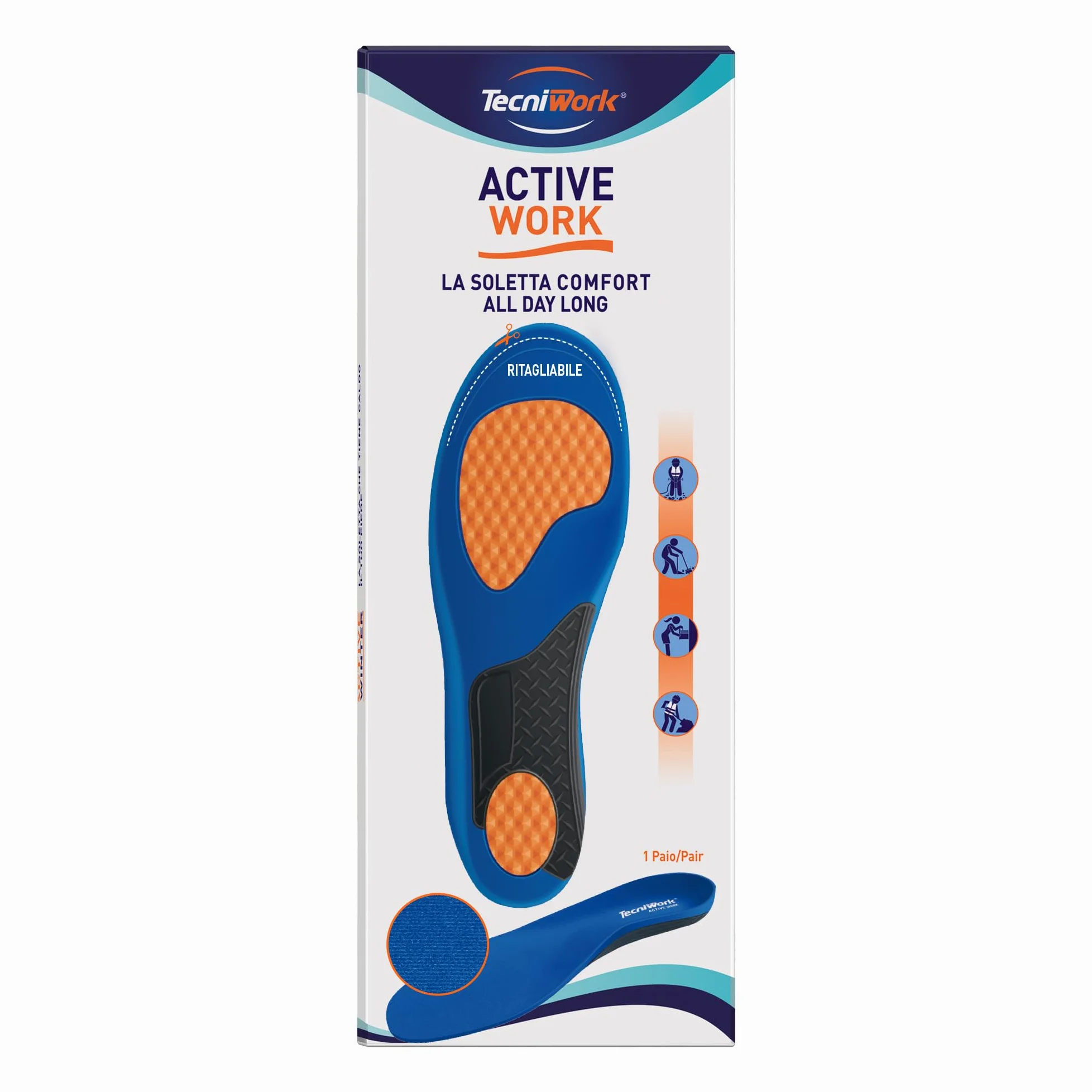 Active Work – komfort All Day Long – 1 para M 42/43 EU