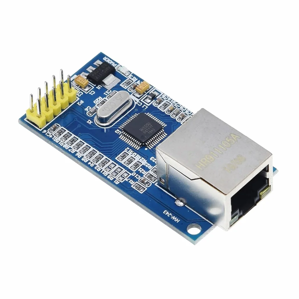 Hailege 2 sztuki W5500 LAN Ethernet Module 3.3V/5V Support TCP/IP51/STM32 Program mikrokontrolera z 32-karatowymi bitami SPI Over W5100