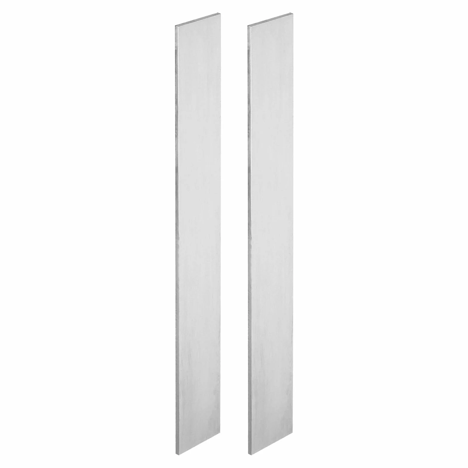 PATIKIL 2 szt. stal 1084 do produkcji noży, stal 30 cm x 1 1/2" x 1/8", blacha stalowa dla majsterkowiczów, surowa blacha metalowa, do zastosowań profesjonalnych i hobbystycznych, srebrno-biała