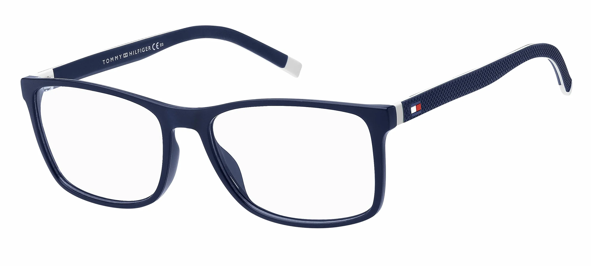 Tommy Hilfiger TH 1785 Okulary, Matte Blue White, 55 męskie, Matte Blue White, 55