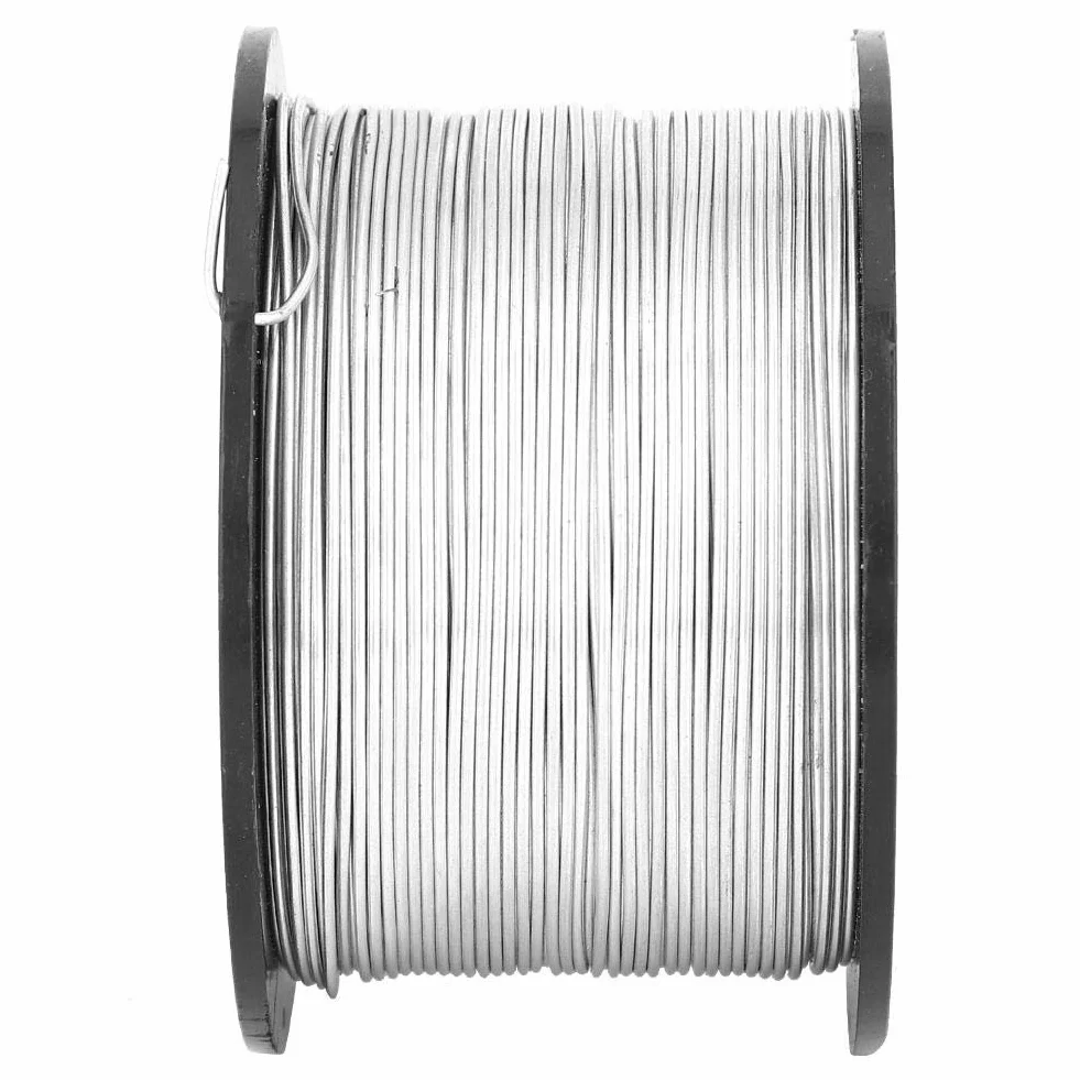 4 szt. stalowy drut wiążący drut ze stali nierdzewnej, drut stalowy do automatycznego spajania średnica drutu 0,8 mm, długość drutu 110 m
