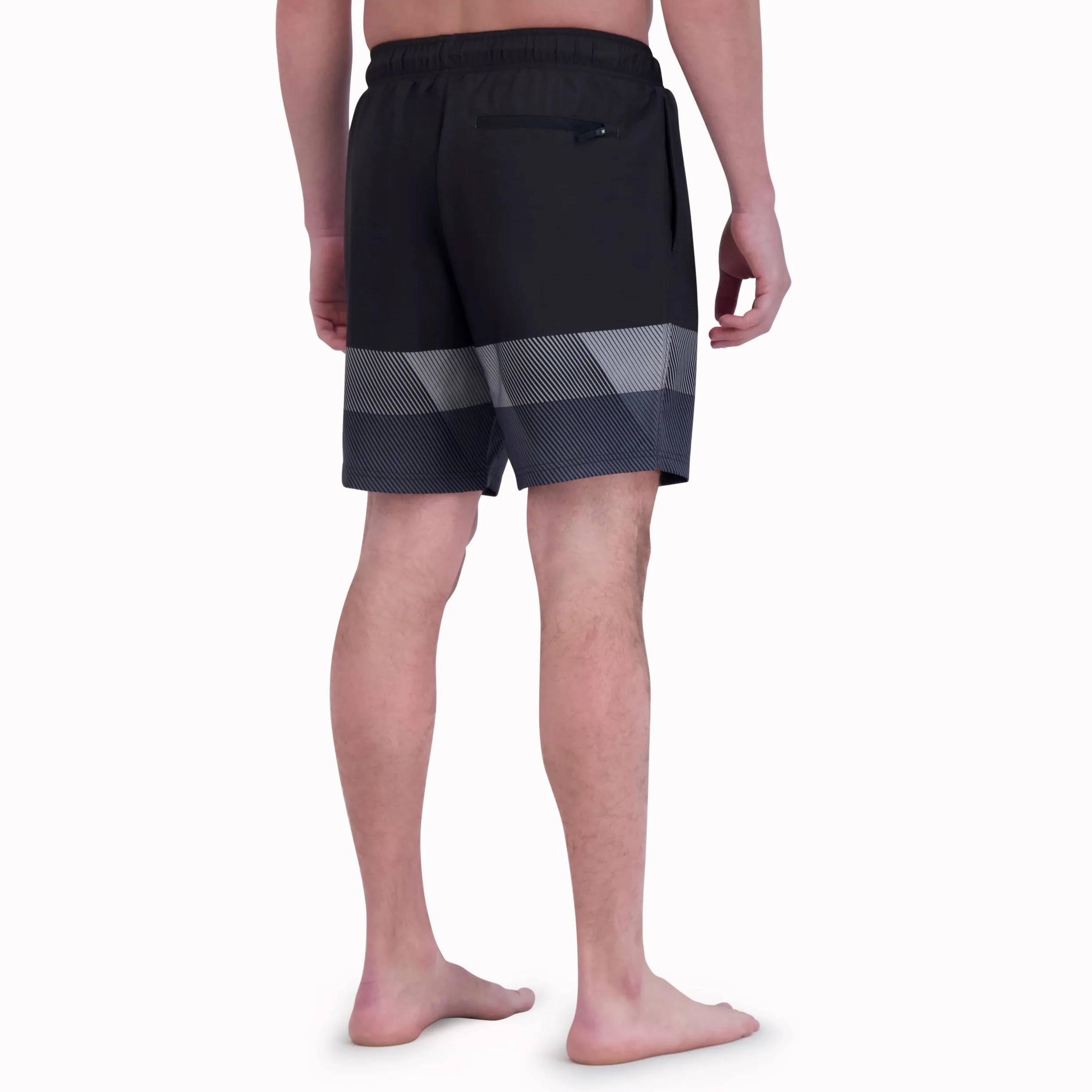 Spyder Spodenki kąpielowe Mężczyźni Swim Trunks, Stretch, Quick-dry, 7-inch Board Shorts, Upf+, Pockets, Compression Brief Liner
