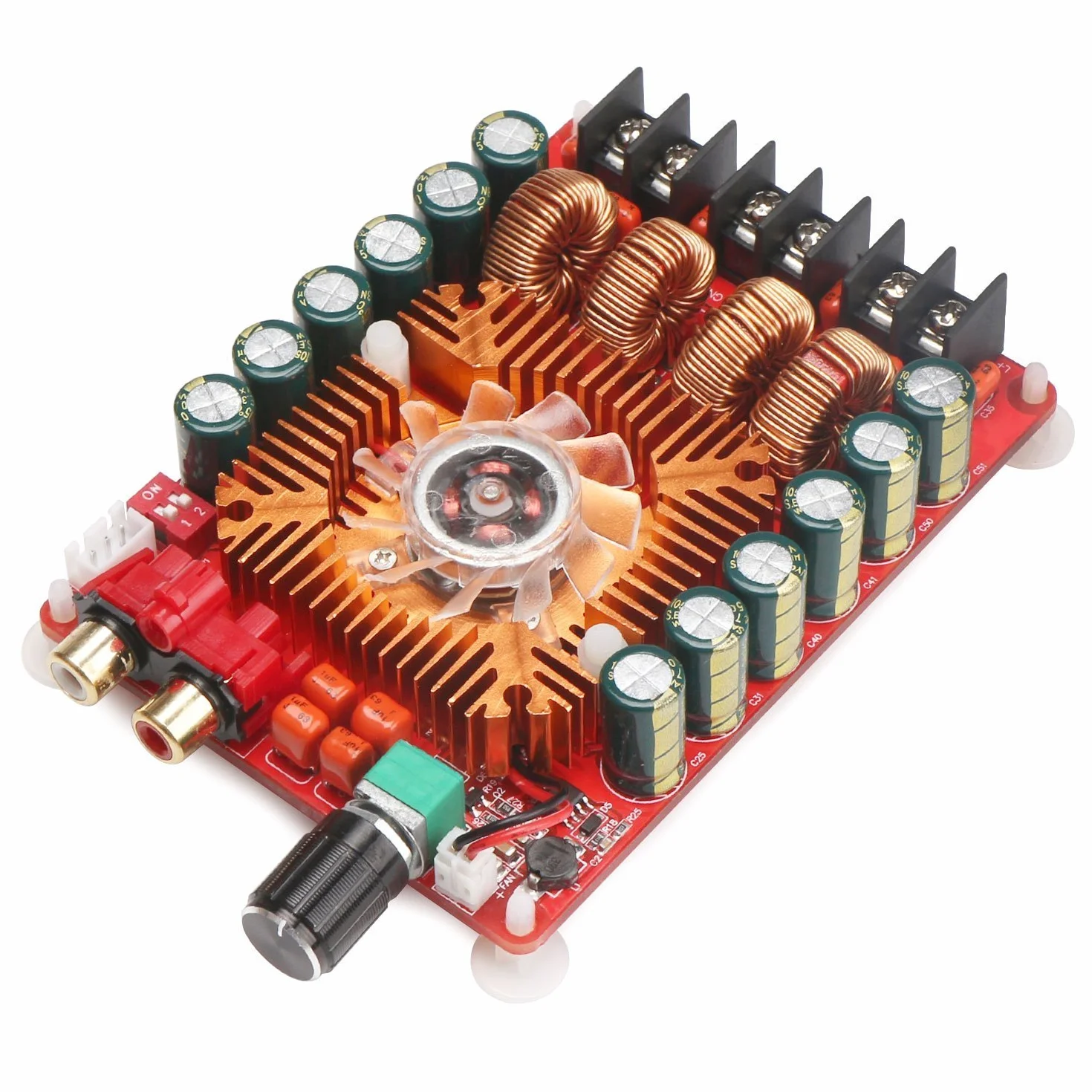 DollaTek TDA7498E 2 x 160 W dwukana?owa p?yta wzmacniacza audio, obs?uga trybu BTL 1 x 220 W, jednokana?owy, cyfrowy modu? wzmacniacza mocy stereo DC 24 V do samochodu, pojazdu, g?o?nika