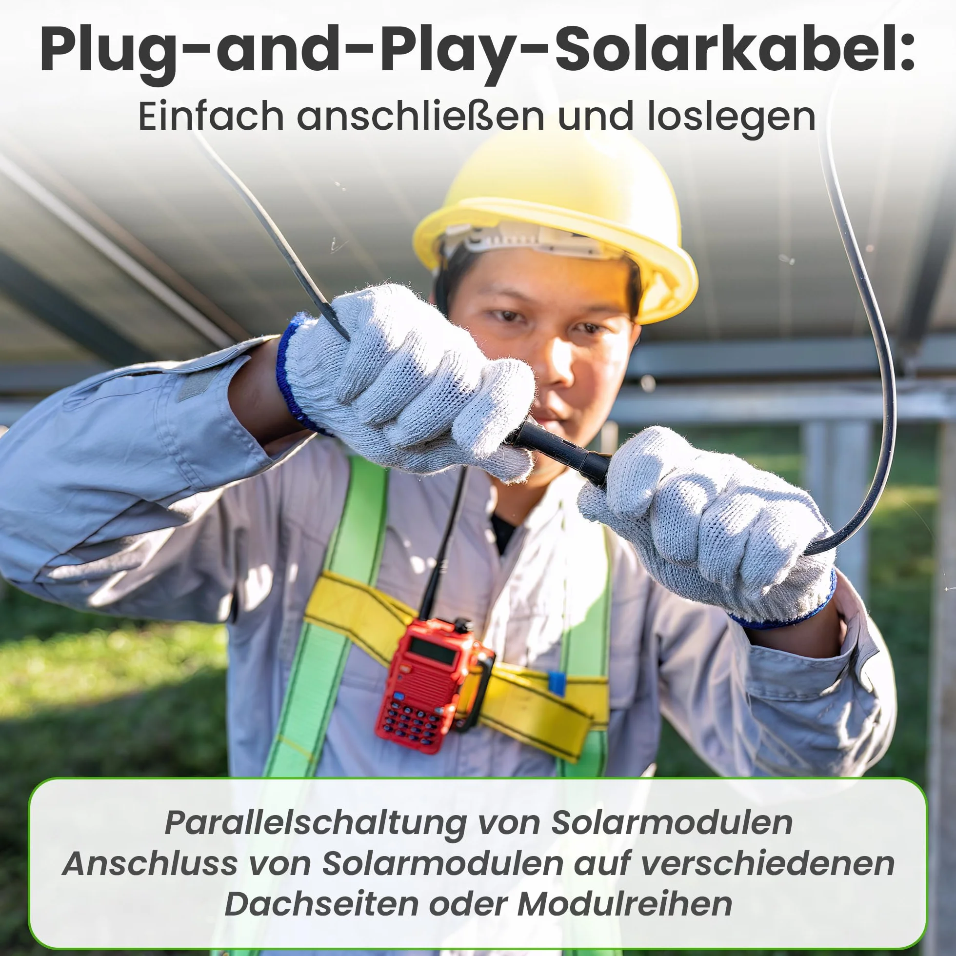 Offgridtec 1 m 4 mm² profesjonalny kabel połączeniowy z wtyczką PV