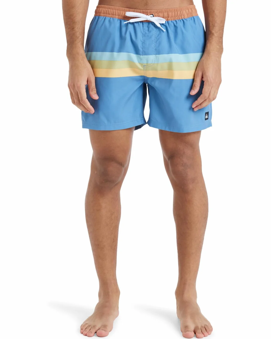 Quiksilver Boardshorts EVERYDAY STRAIGHT VOLLEY 15 męskie niebieskie S, Coronet niebieski pasek retro, S