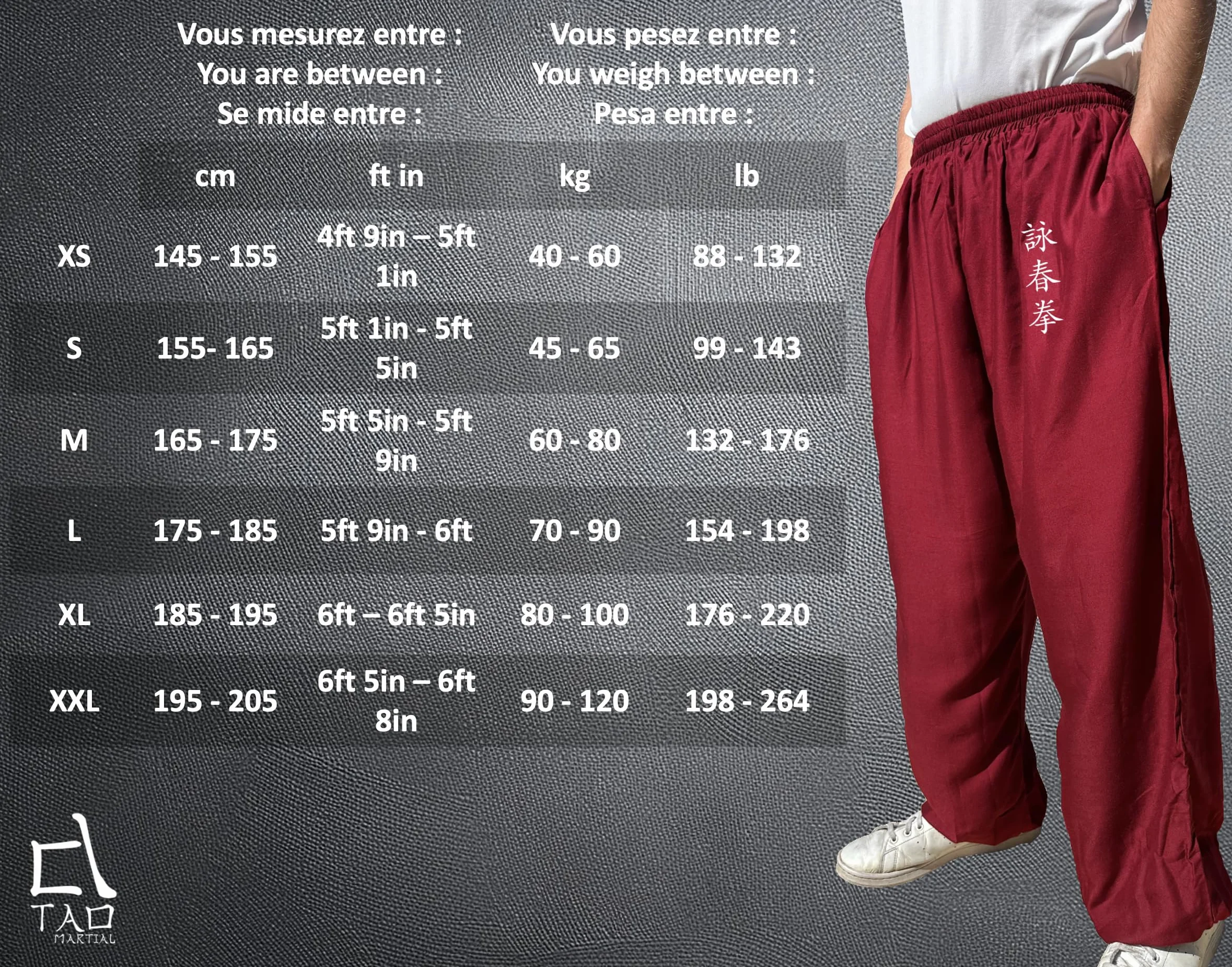 Spodnie Kung Fu Wing Chun Tai Chi Style z kieszeniami, luźne spodnie Rayon V3
