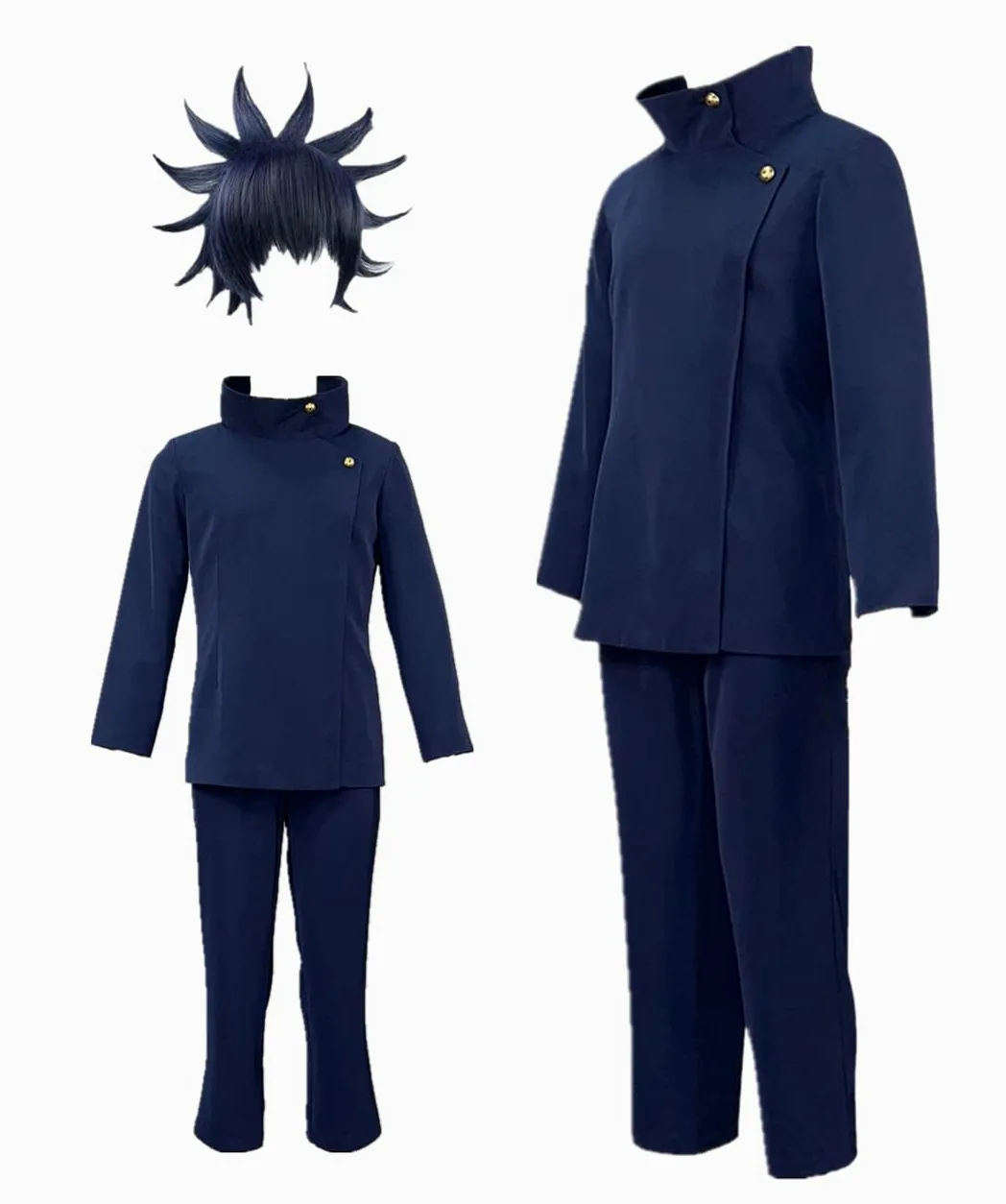 Komiks Fushiguro Megumi Cosplay Kostium Męski Garnitur Imprezowy