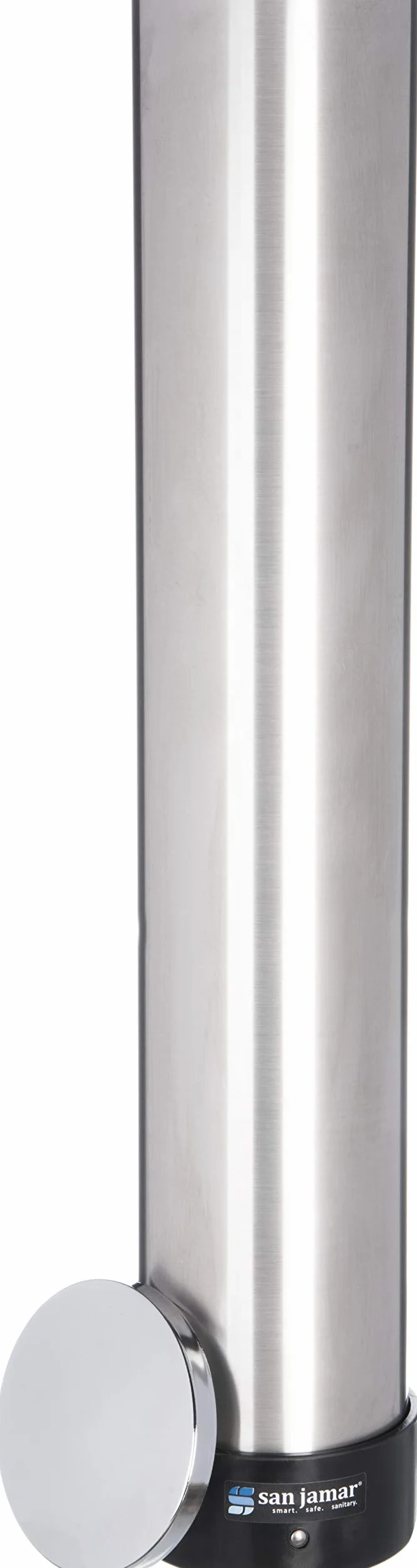 San Jamar C3400P kubek do napojów ze stali nierdzewnej do wyciągania, rozmiar kubka, 350-710 ml, średnica krawędzi 70-98 mm, długość rury 597 cm