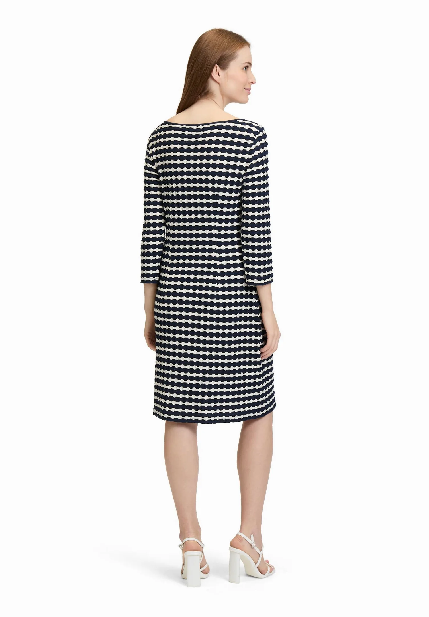 Betty Barclay Sukienka damska, Dark Blue/Cream, 42