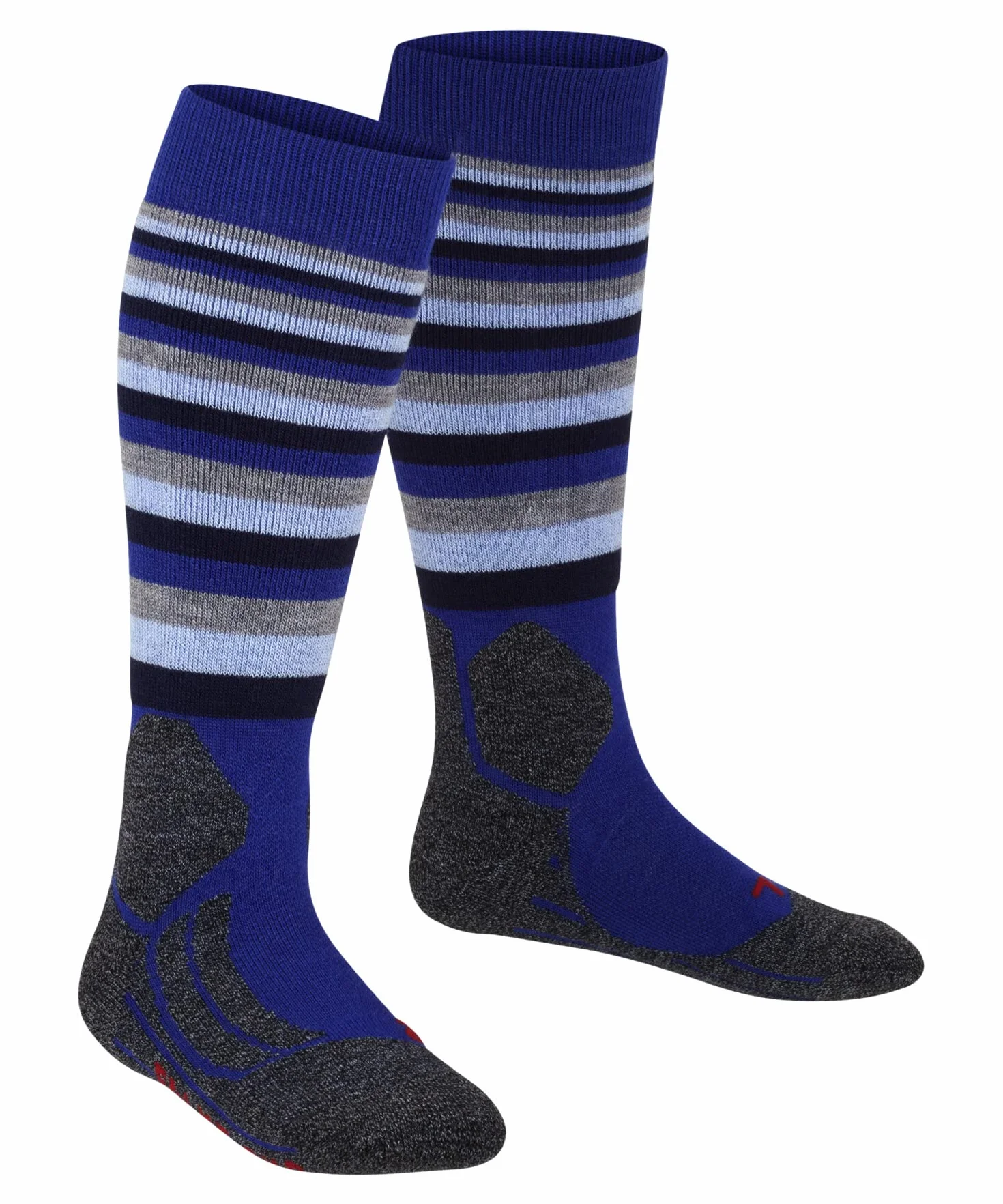 FALKE Skarpety narciarskie SK2 Intermediate Stripes K Kh Wełna 1 Para Niebieski 31-34