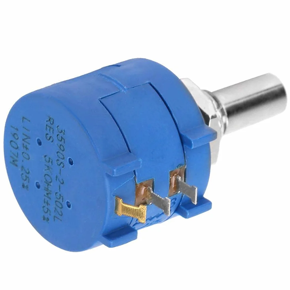 Potencjometr wieloobrotowy 3590S-2-502L 5K Ohm regulowana rezystancja uzwojenia precyzyjny potencjometr wieloobrotowy