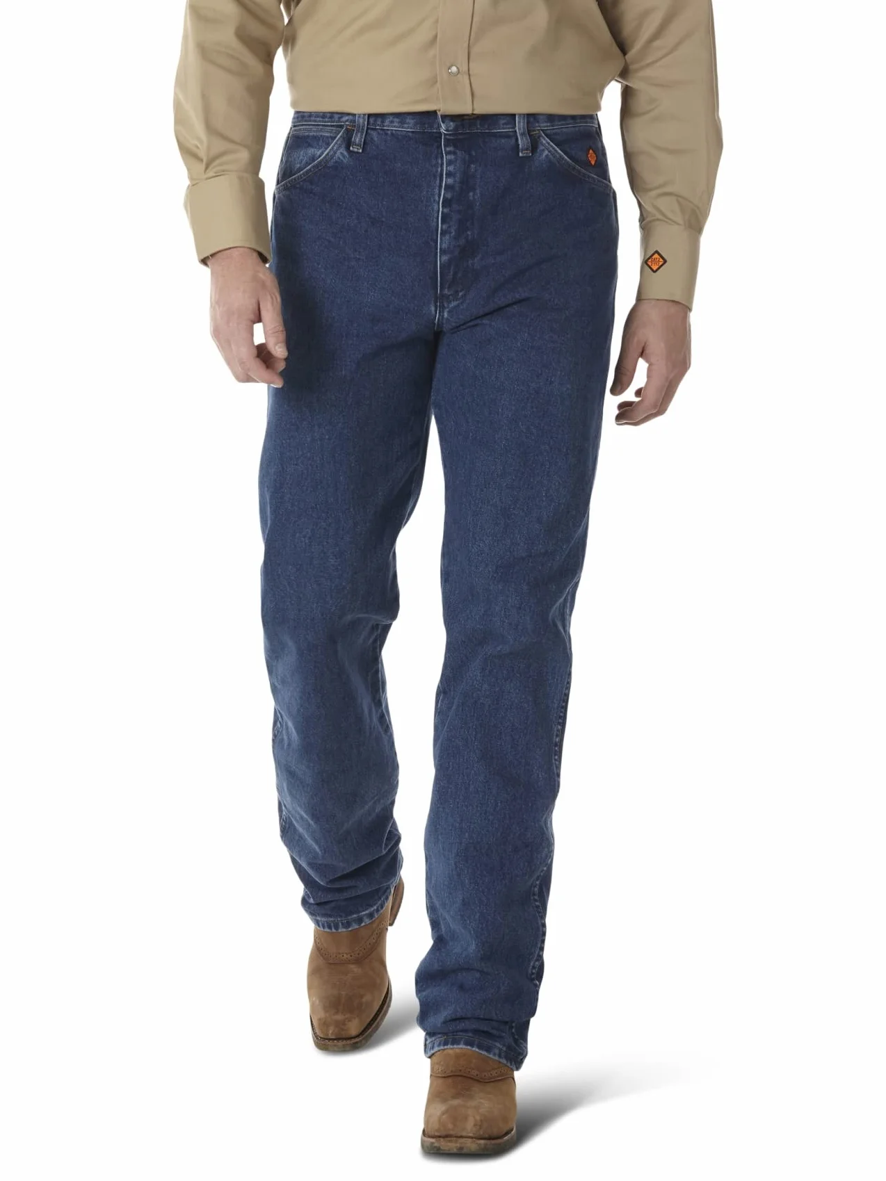 Wrangler Męskie dżinsy ognioodporne o oryginalnym kroju