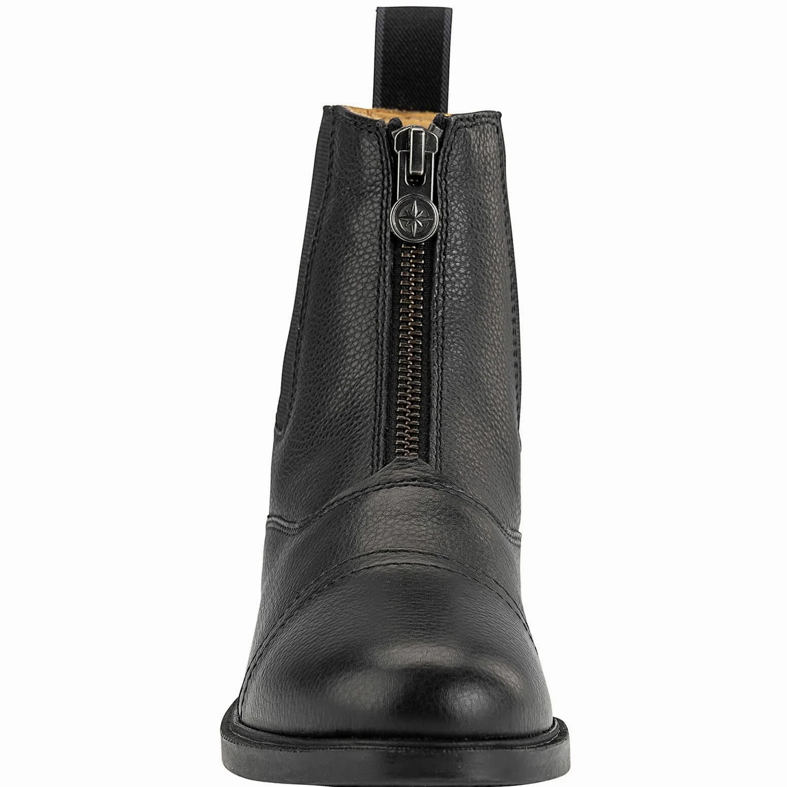 SUEDWIND FOOTWEAR Buty do jazdy konnej »Kids FZ wygodne kozaki ze skóry bydlęcej | odporne na działanie wody | świetne dopasowanie | wytrzymała gumowa podeszwa | kolor: czarny | rozm. 29-41, czarny - czarny - 33 EU