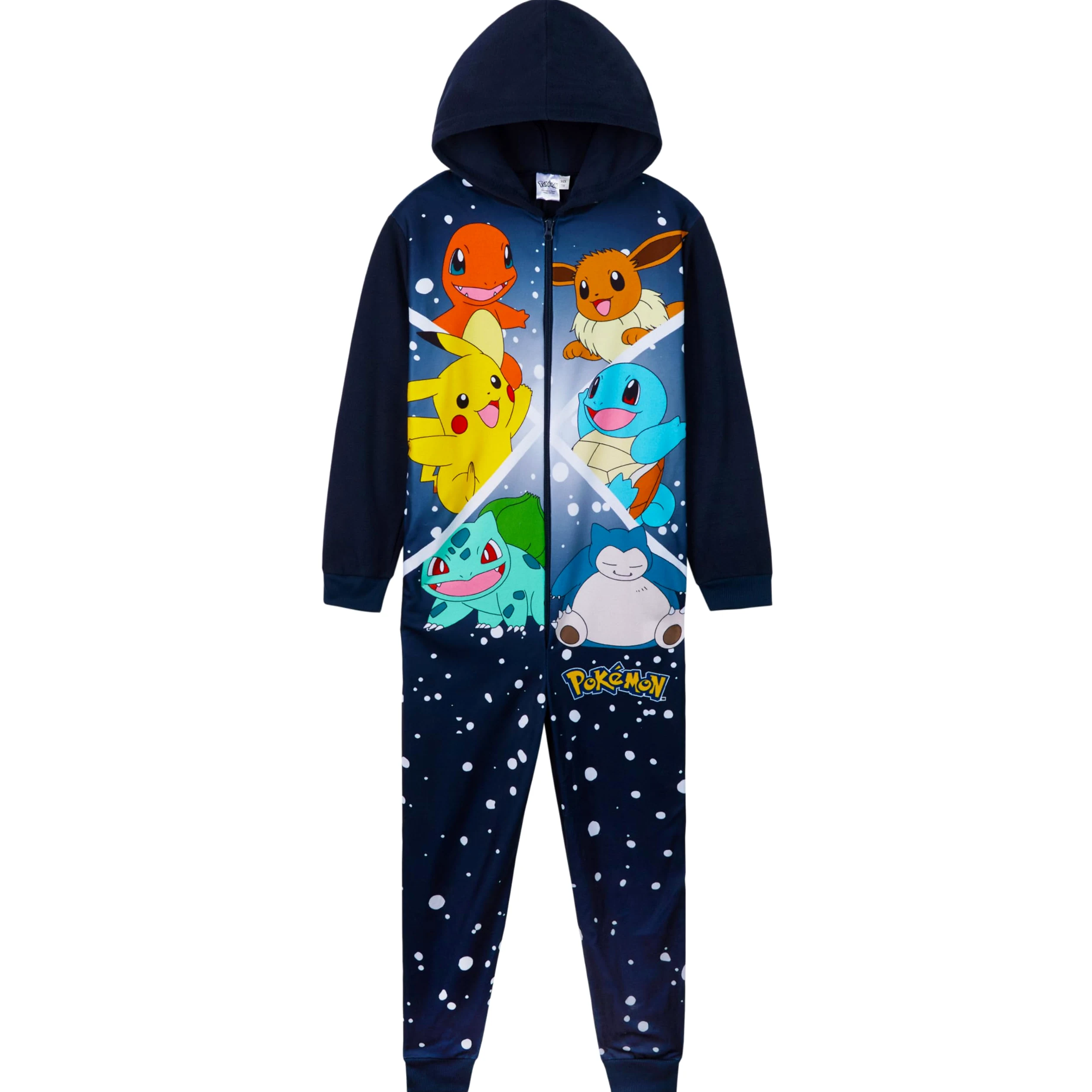 Pokemon Onesie kombinezon dla chłopców 4-14 lat piżama chłopięca